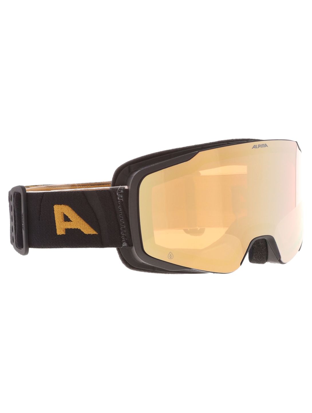 Alpina, Taos Q goggles unisex Black Gold Matt black, Goud 