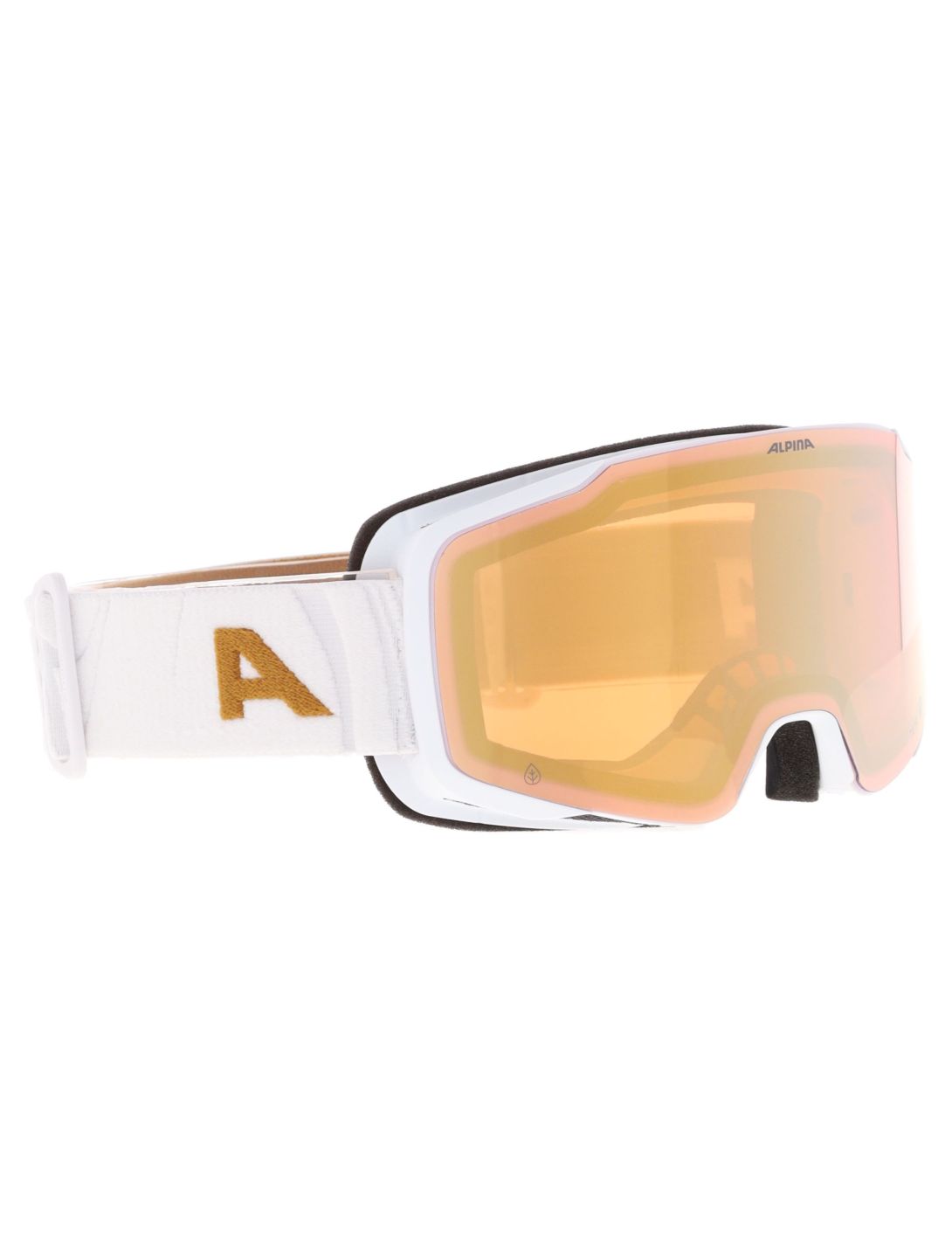 Alpina, Taos Q goggles unisex White Gold Matt Goud, white 