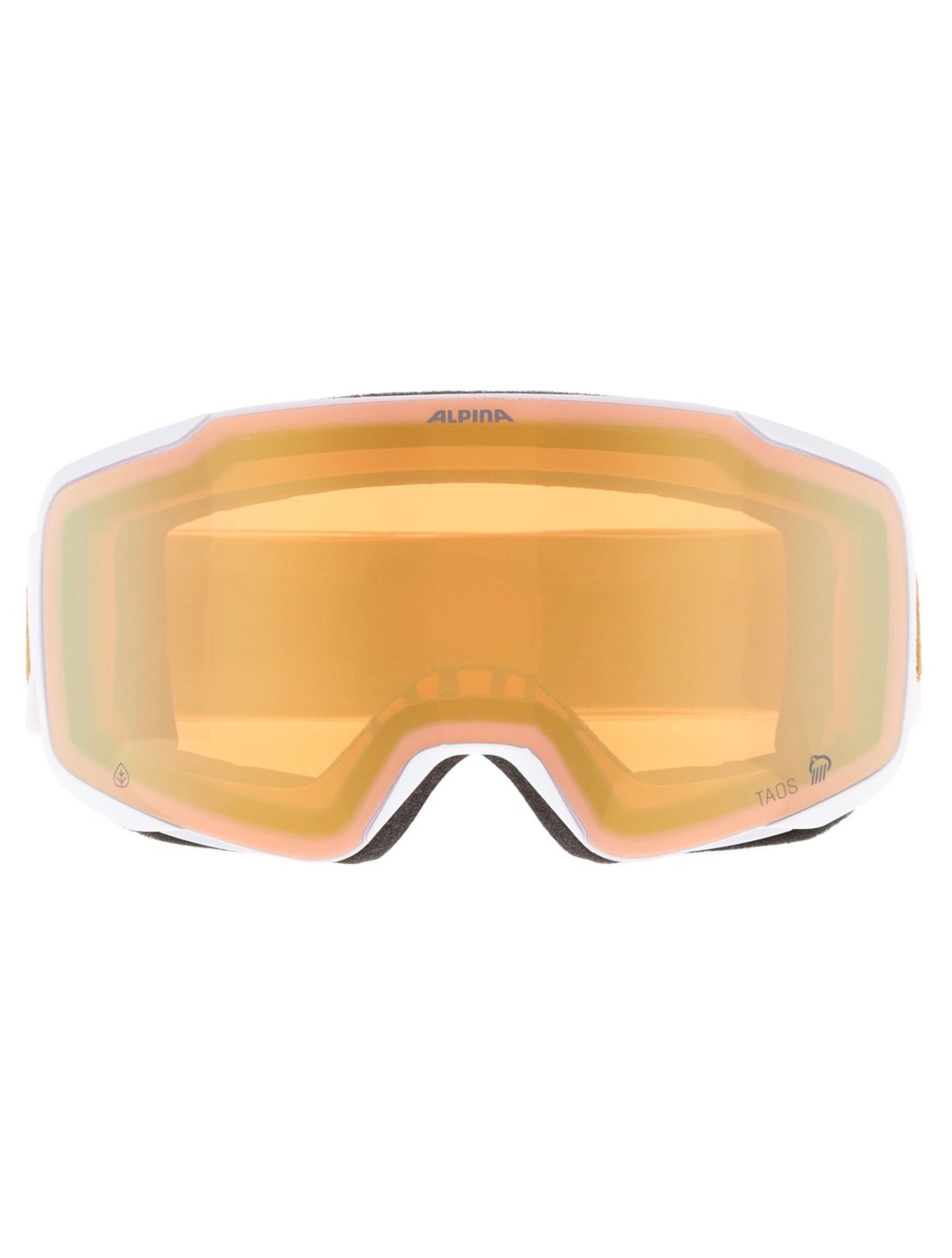 Alpina, Taos Q goggles unisex White Gold Matt Goud, white 