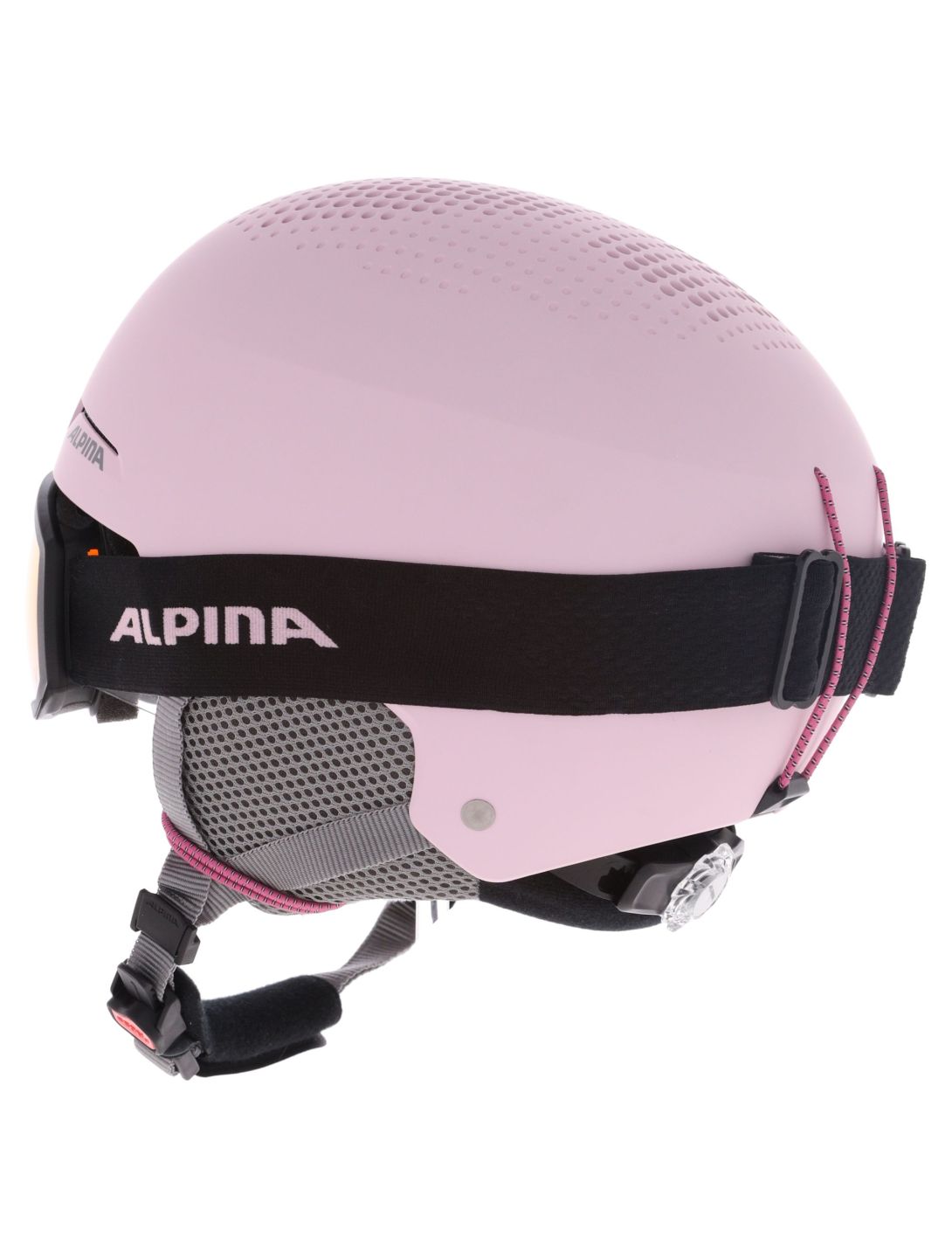 Alpina, Zupo Set (+Scarabeo Jr.) ski helmet kids Light Rose Matt black, pink 