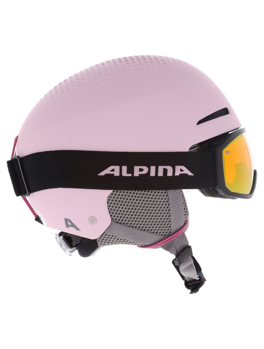 Alpina, Zupo Set (+Scarabeo Jr.) ski helmet kids Light Rose Matt black, pink 