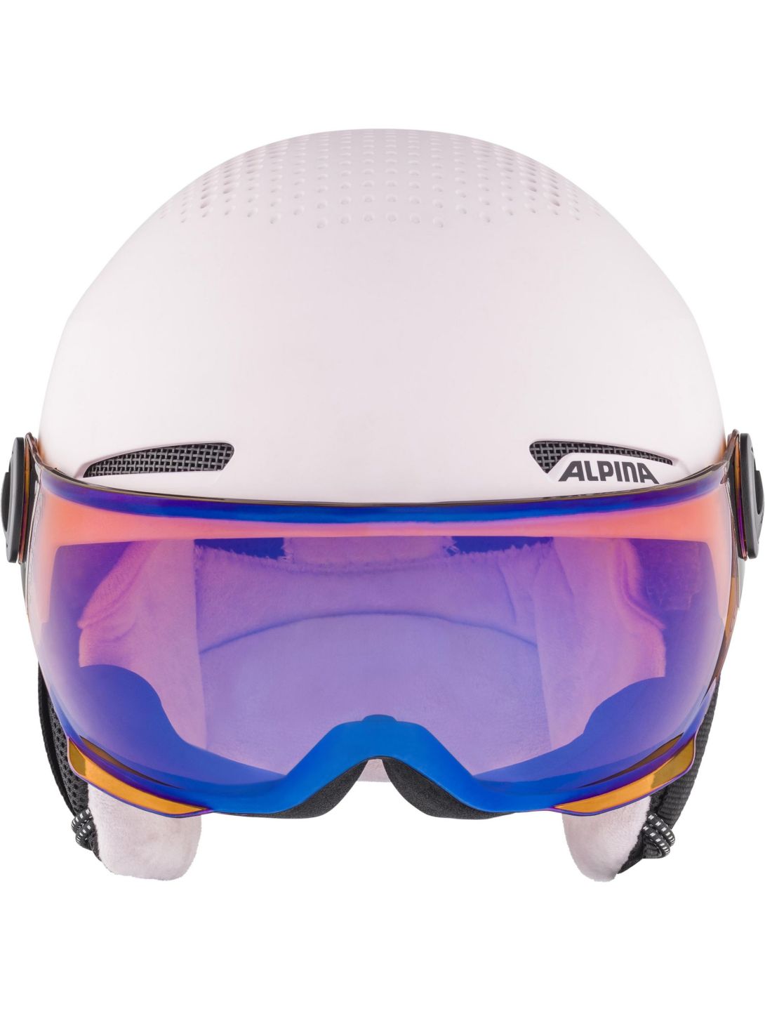 Alpina, Zupo Visor Q-Lite ski helmet with visor kids Rose Matt pink 