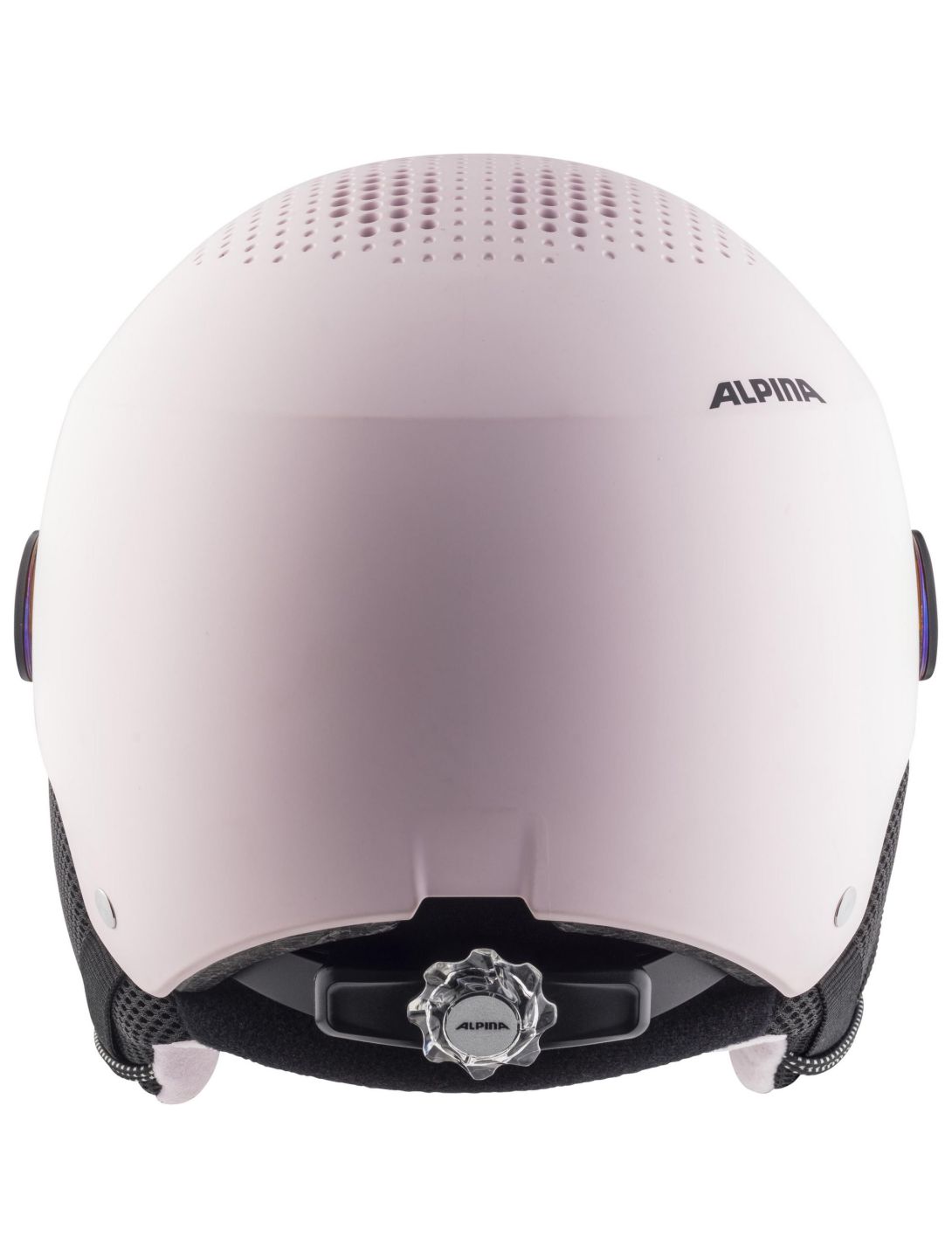 Alpina, Zupo Visor Q-Lite ski helmet with visor kids Rose Matt pink 