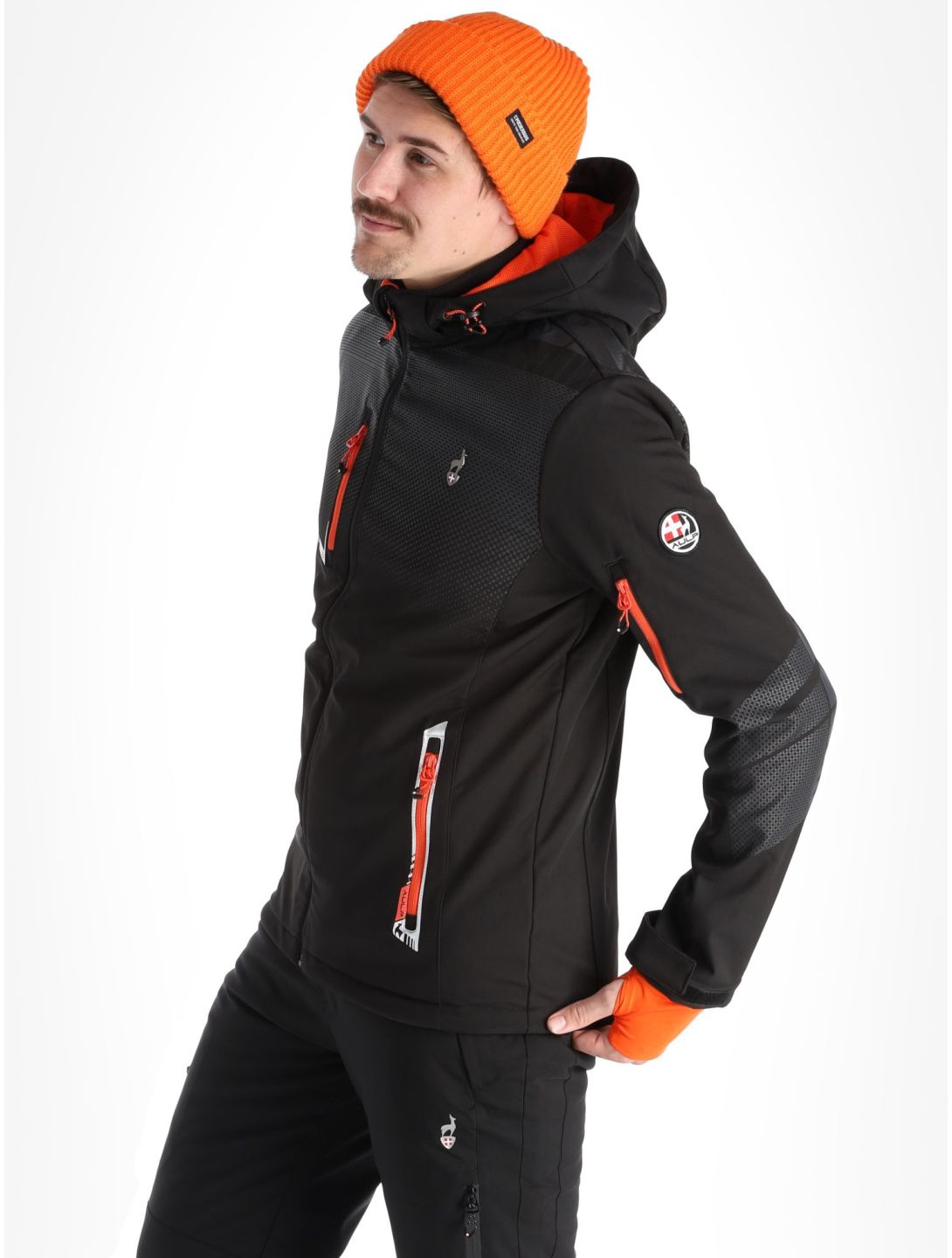 Aulp, Nevim softshell ski jacket men Black black 