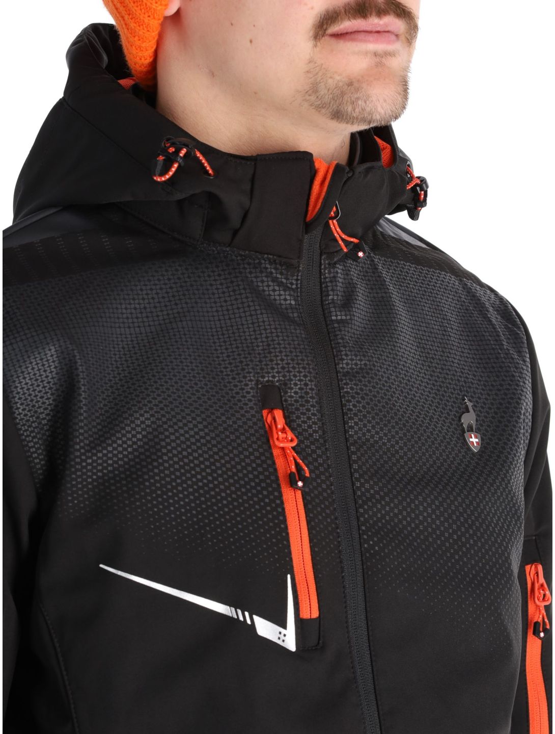 Aulp, Nevim softshell ski jacket men Black black 