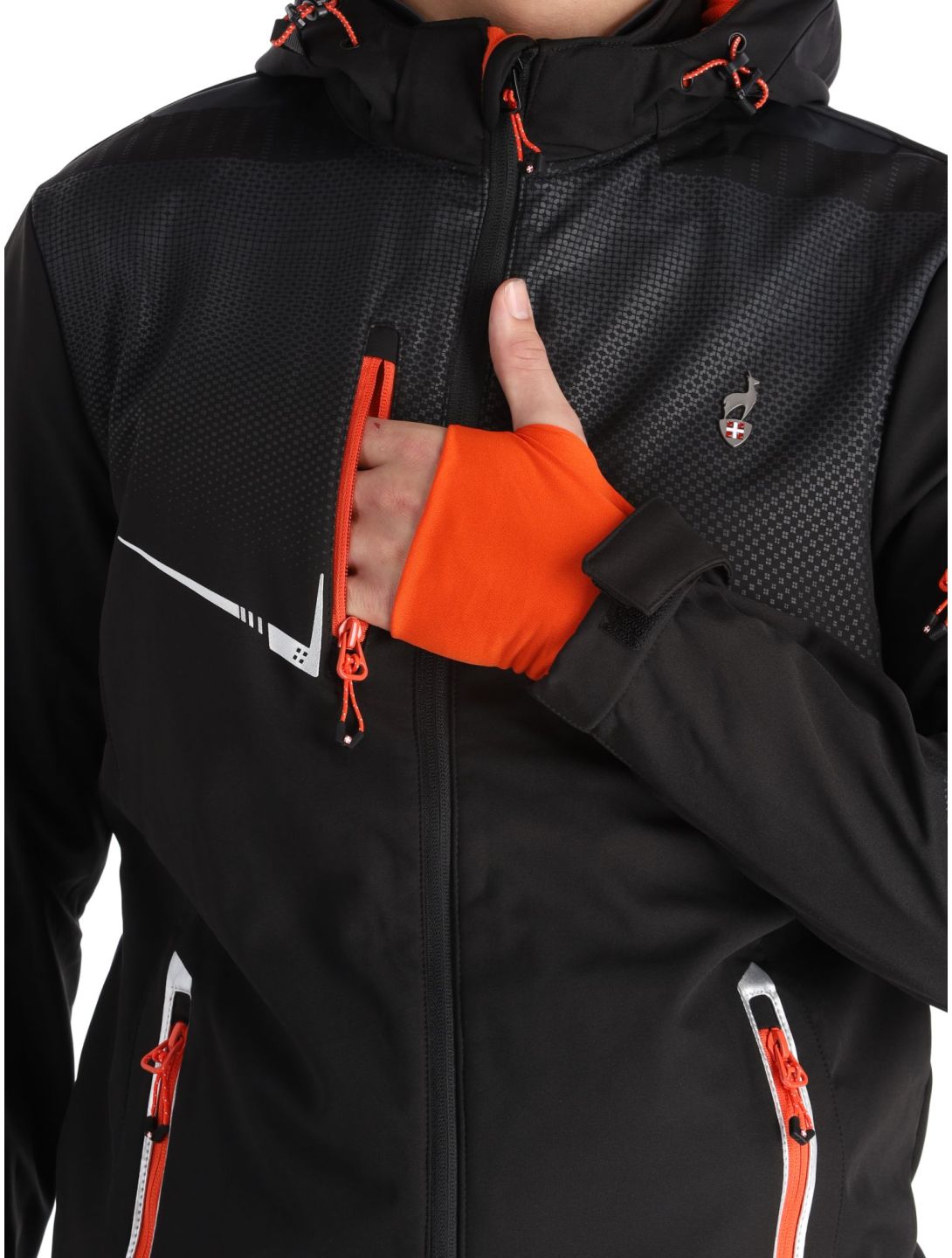 Aulp, Nevim softshell ski jacket men Black black 