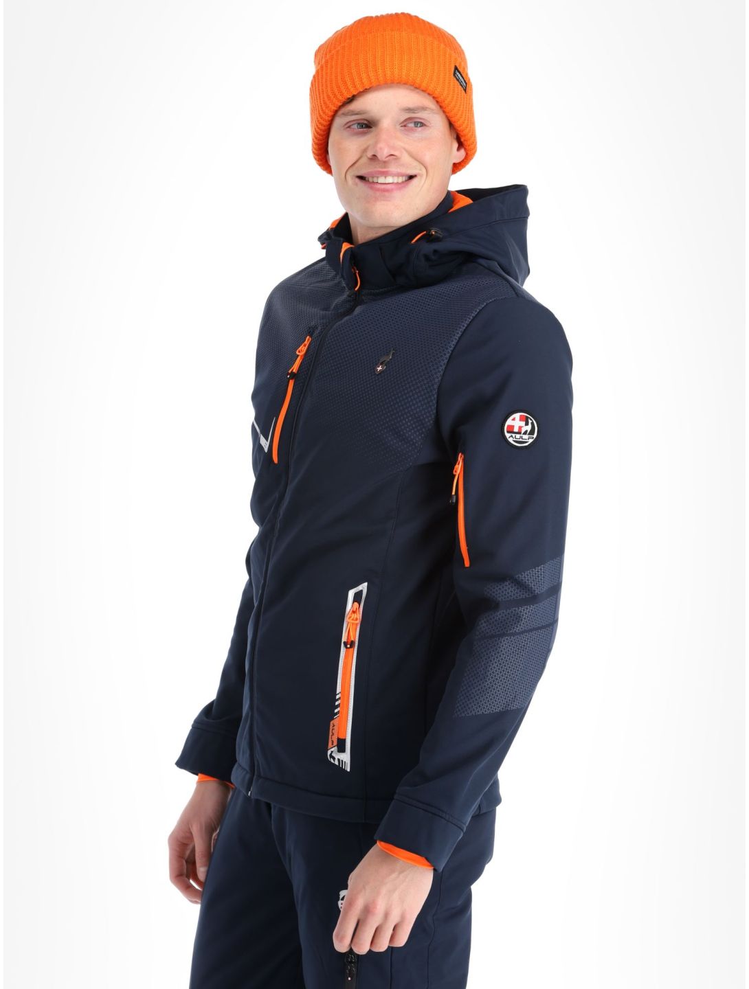 Aulp, Nevim softshell ski jacket men Navy blue 