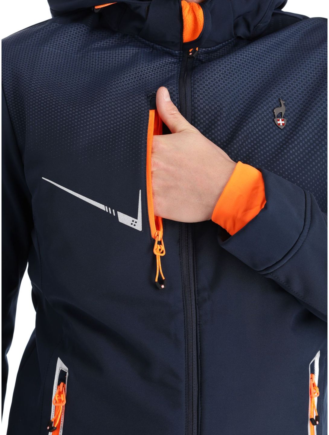 Aulp, Nevim softshell ski jacket men Navy blue 