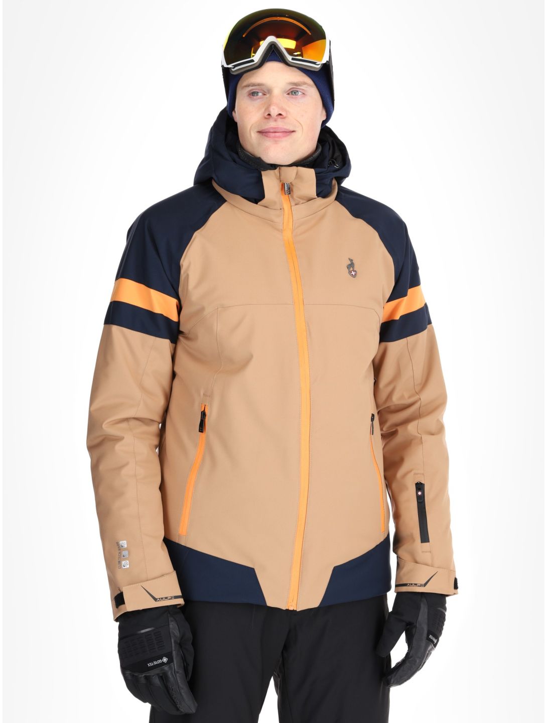 Aulp, Sammy ski jacket men Squirrel brown 