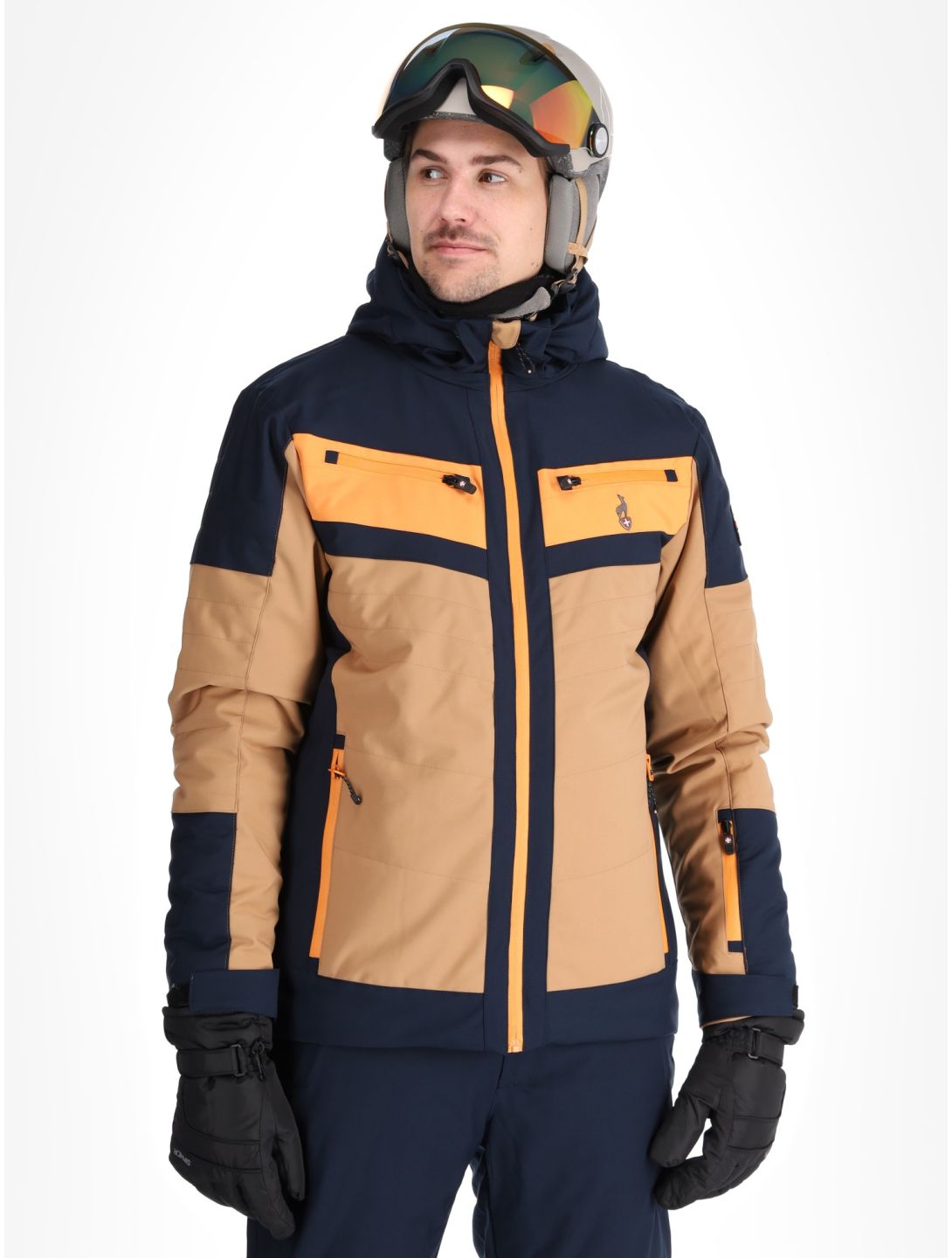 Aulp, Shane ski jacket men Squirrel brown 