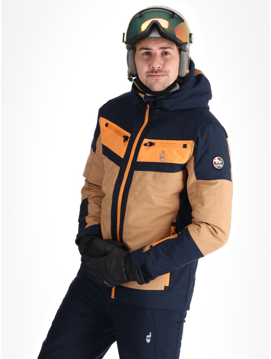 Aulp, Shane ski jacket men Squirrel brown 