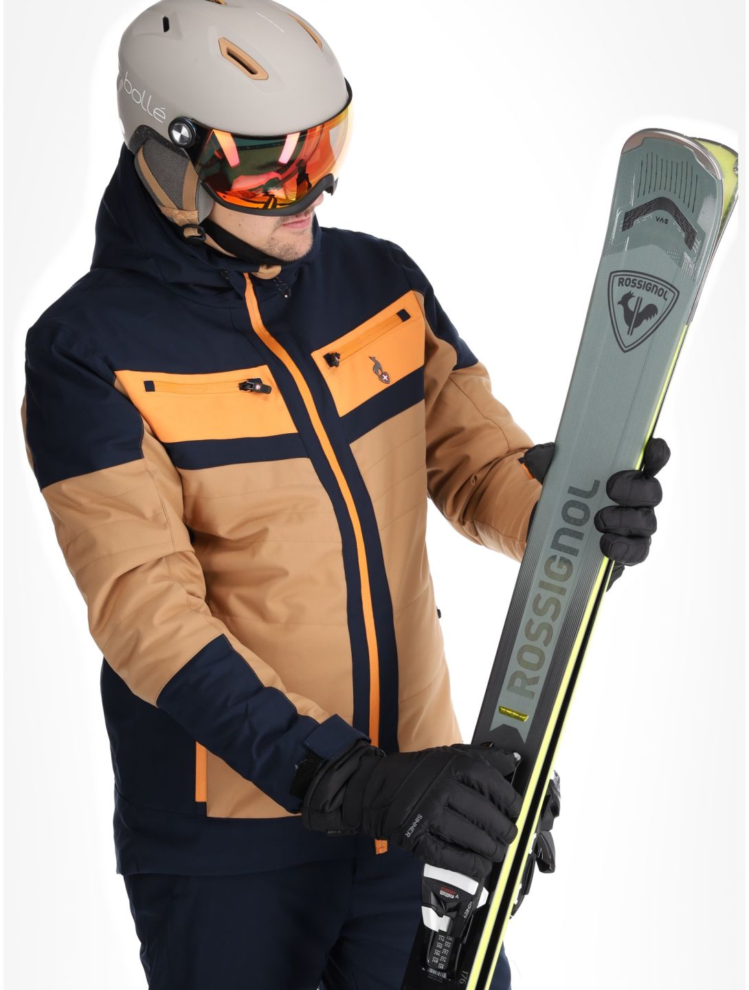 Aulp, Shane ski jacket men Squirrel brown 