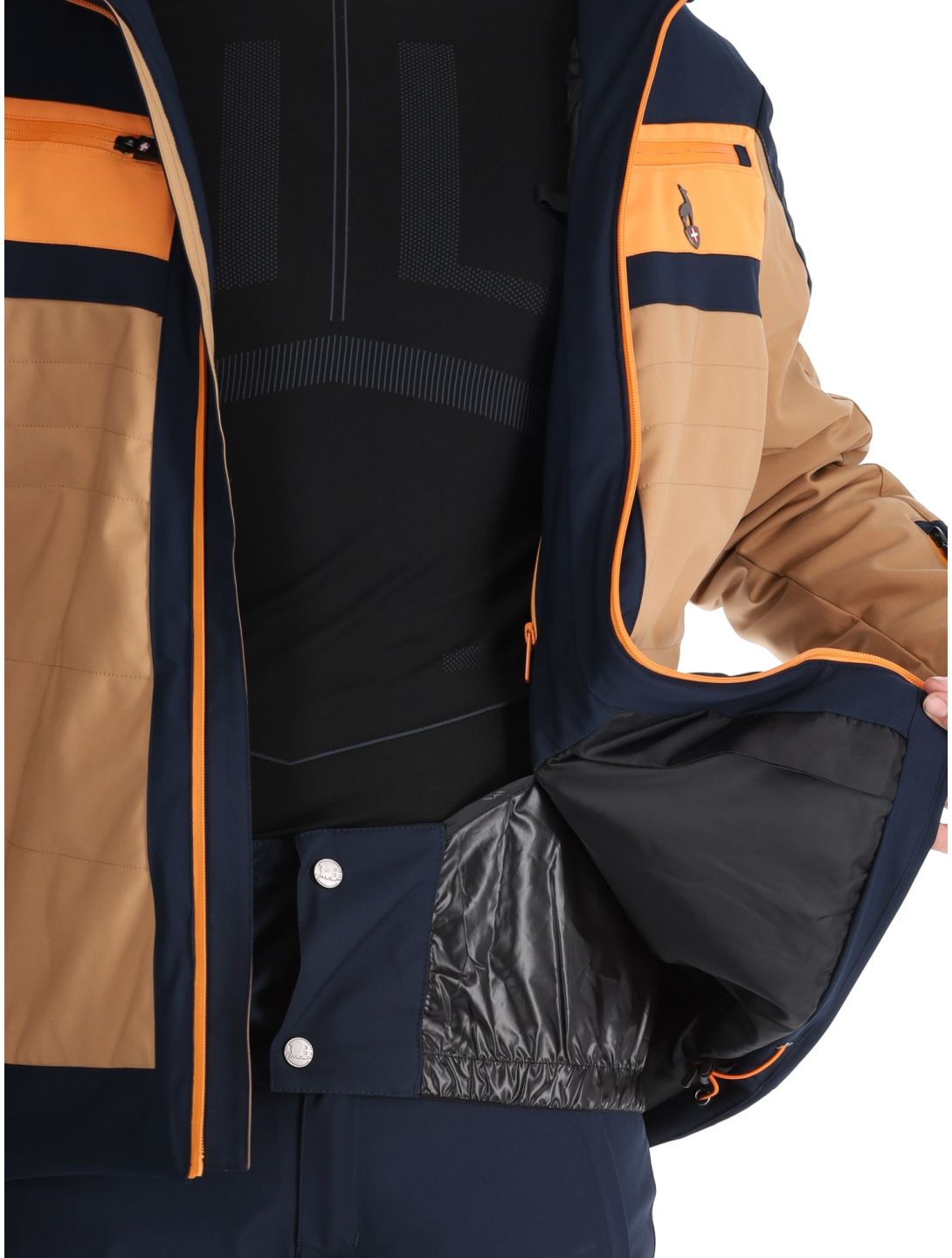 Aulp, Shane ski jacket men Squirrel brown 