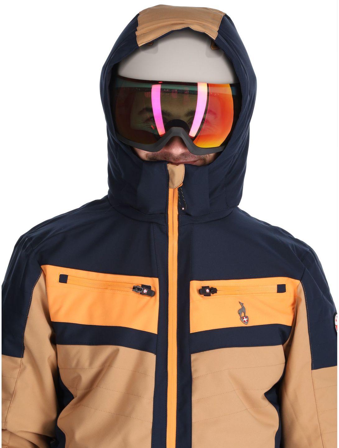 Aulp, Shane ski jacket men Squirrel brown 