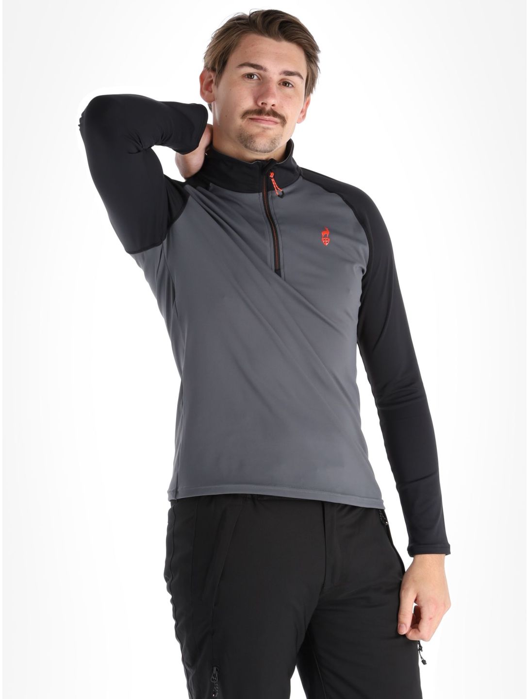 Aulp, Sloan pullover men Anthracite grey 