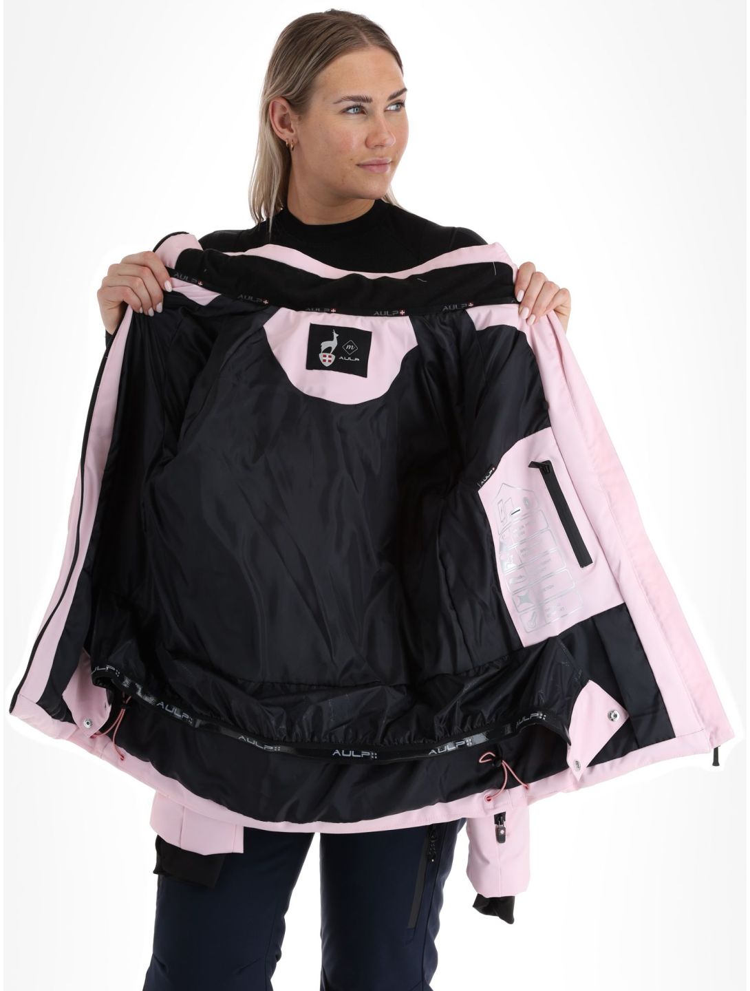 Aulp, Soena ski jacket women Powder Pink pink 