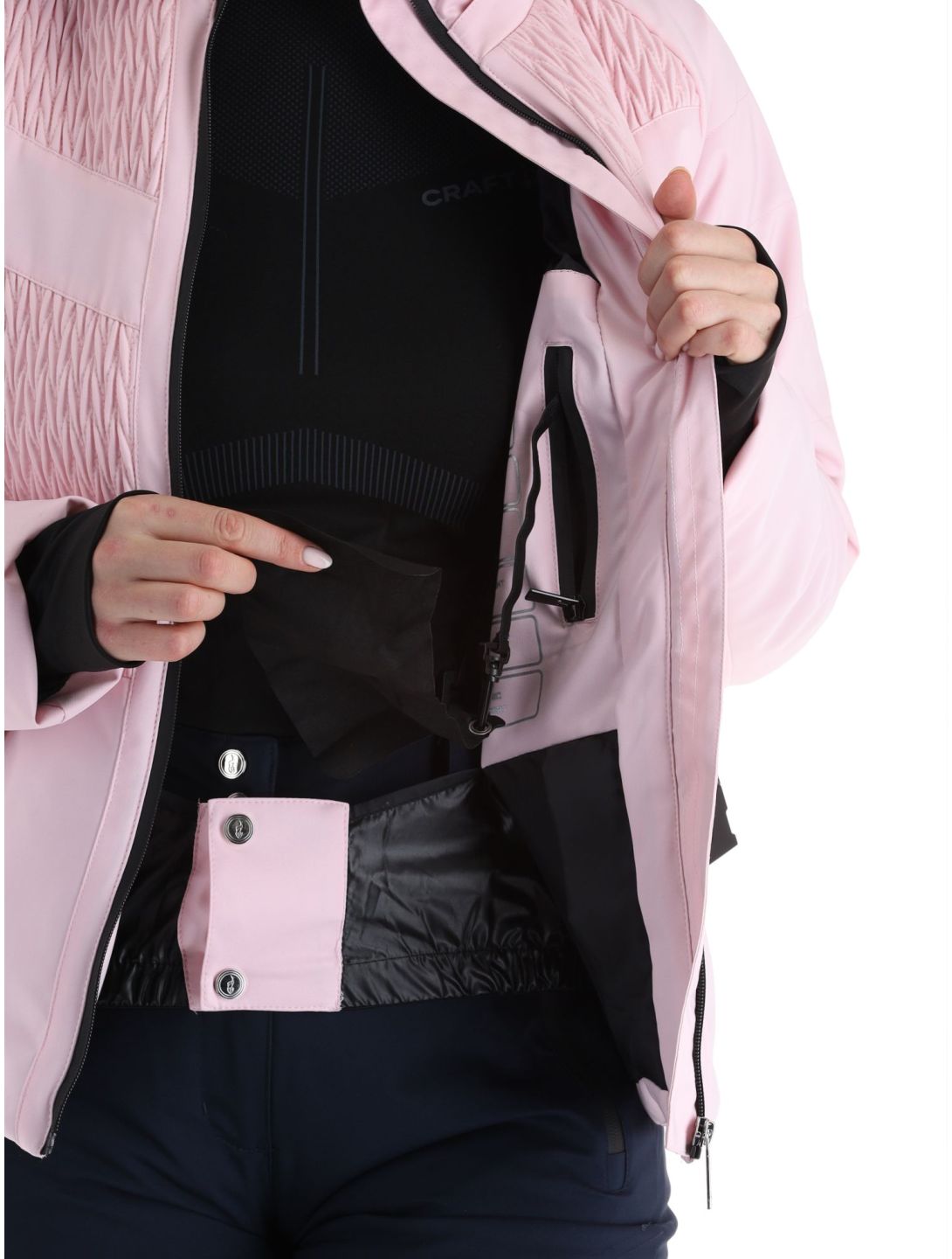 Aulp, Soena ski jacket women Powder Pink pink 