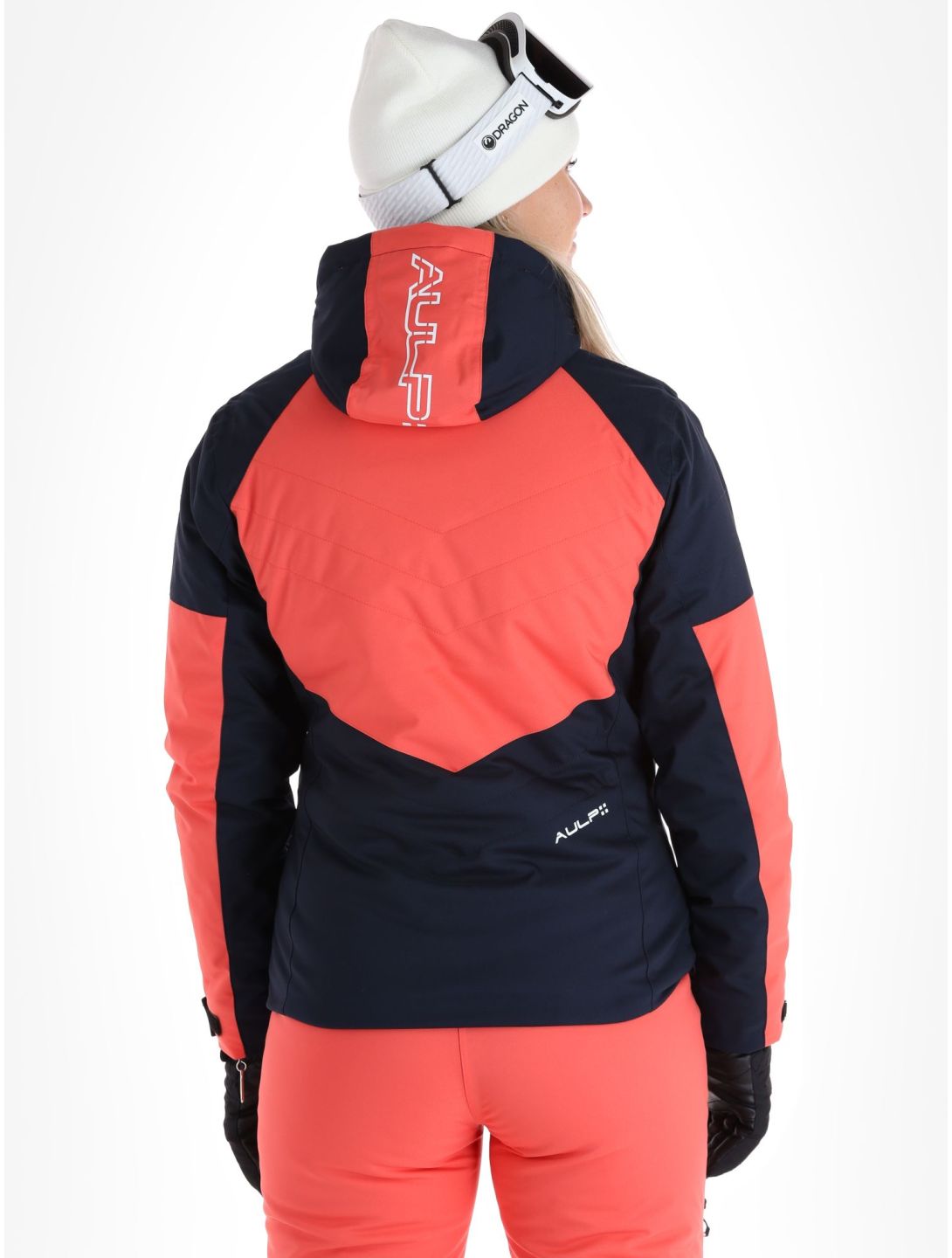 Aulp, Sofia ski jacket women Grenadine blue, red 