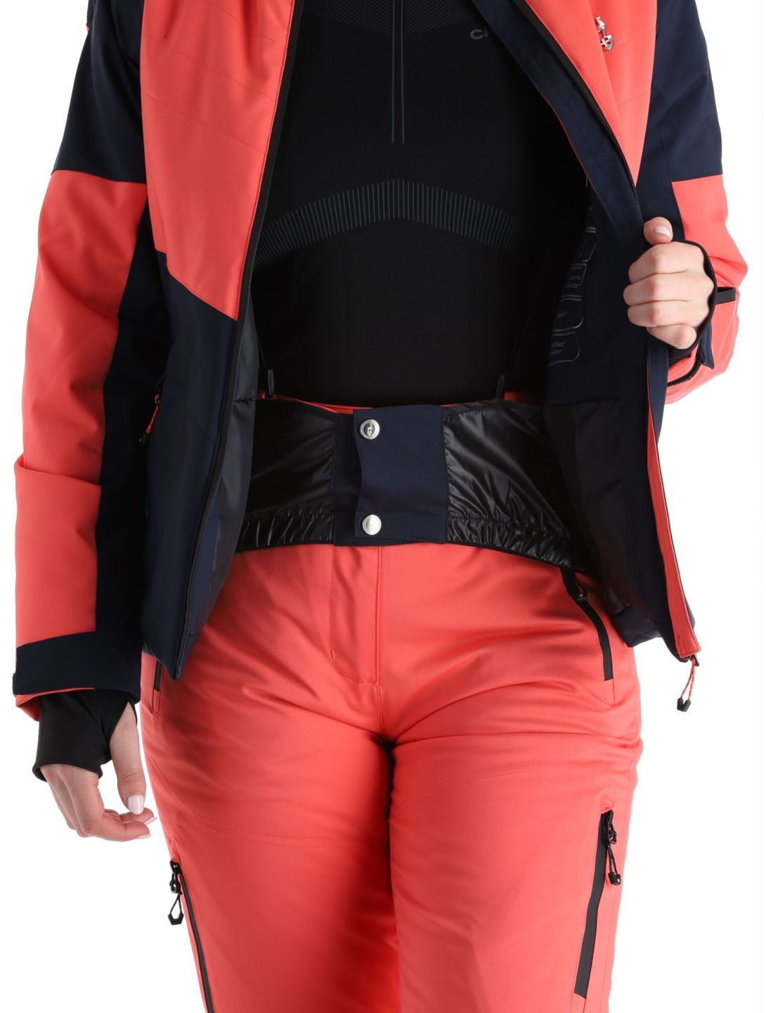 Aulp, Sofia ski jacket women Grenadine blue, red 