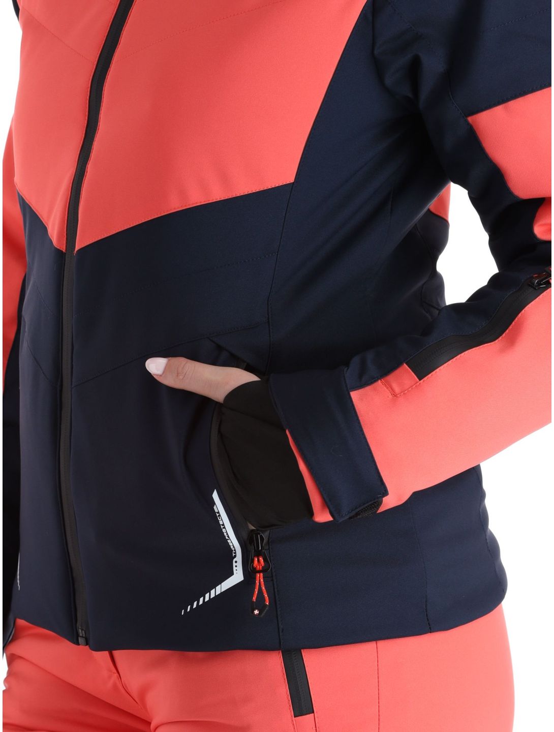 Aulp, Sofia ski jacket women Grenadine blue, red 