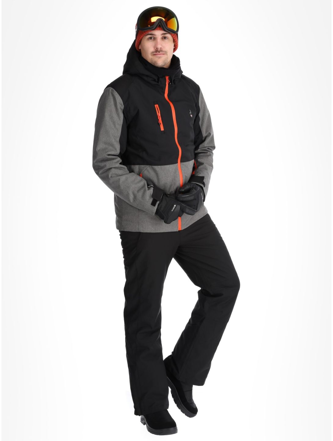 Aulp, Vando ski jacket men Anthracite Melange grey 