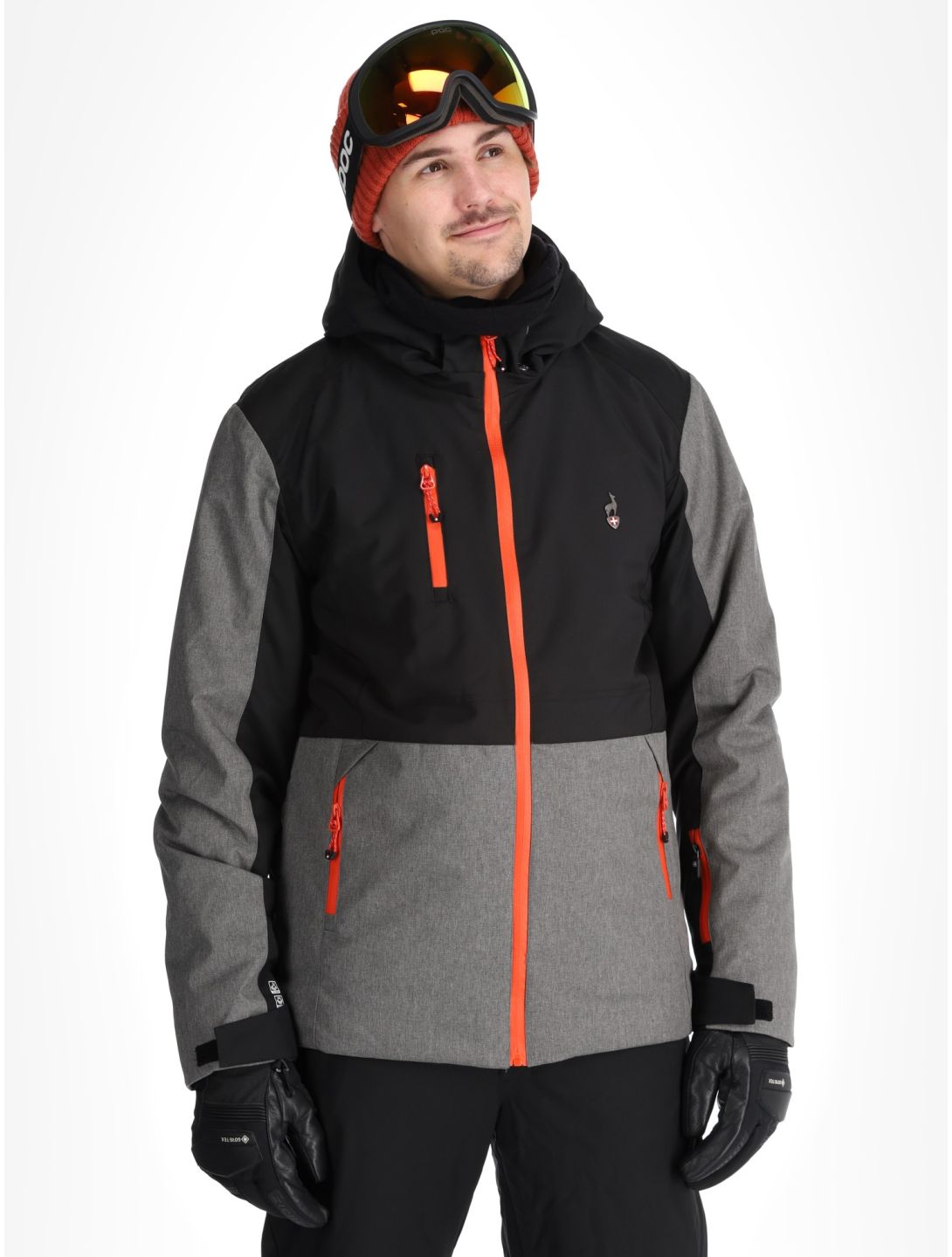 Aulp, Vando ski jacket men Anthracite Melange grey 