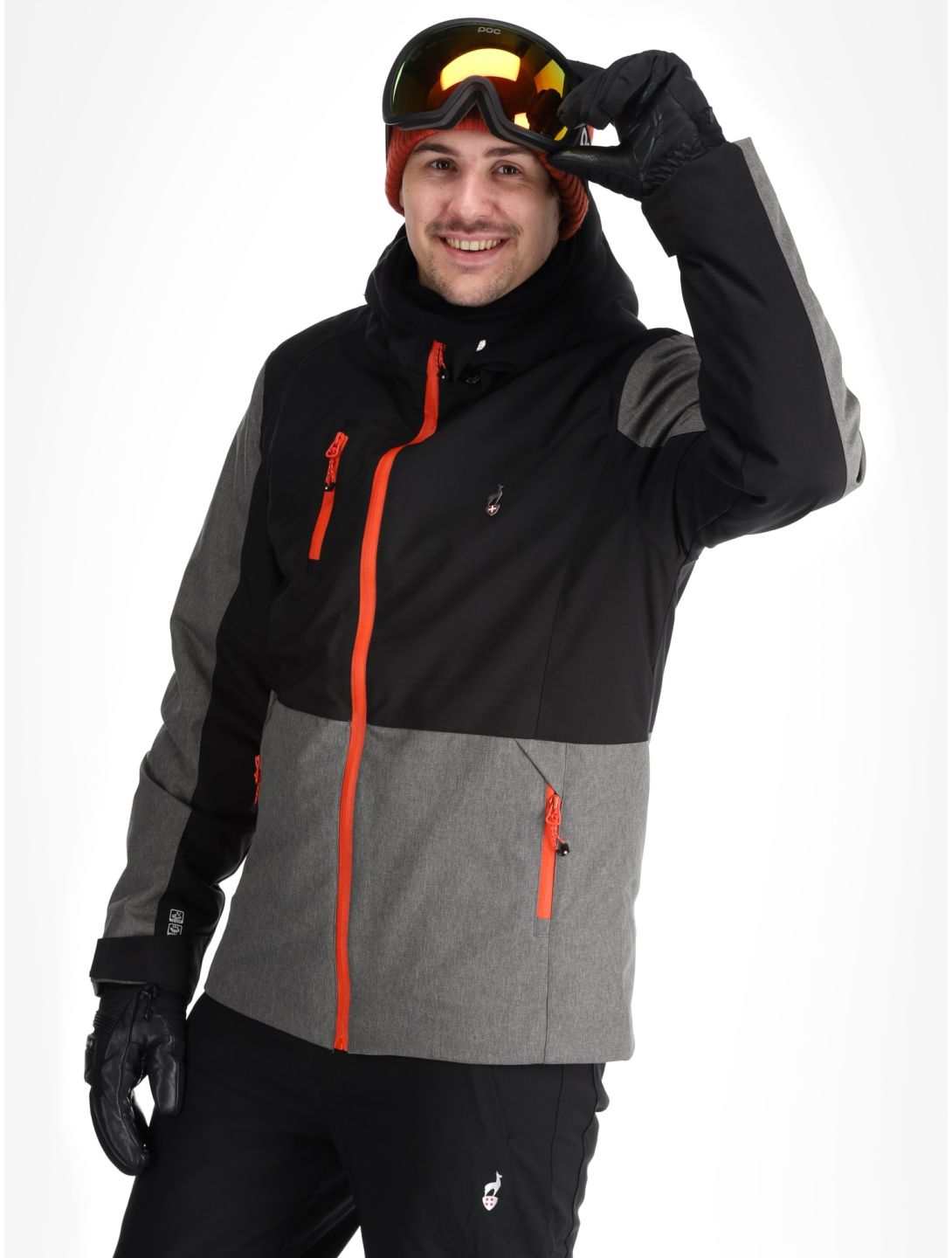 Aulp, Vando ski jacket men Anthracite Melange grey 