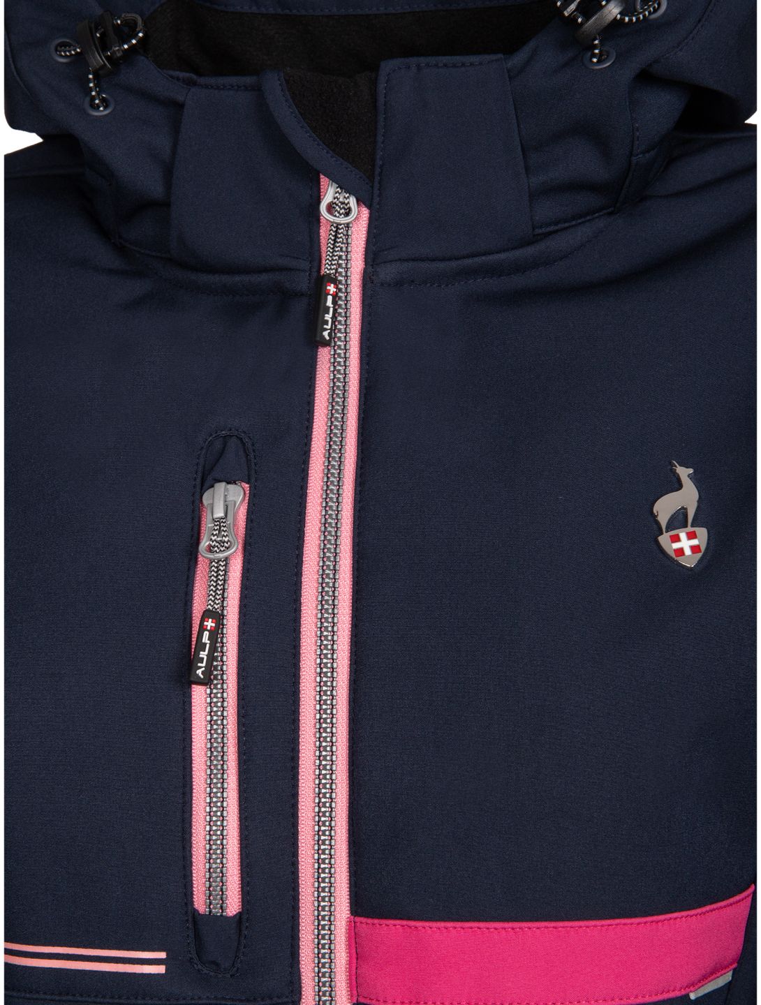 Aulp, Vespa softshell ski jacket women Navy blue 