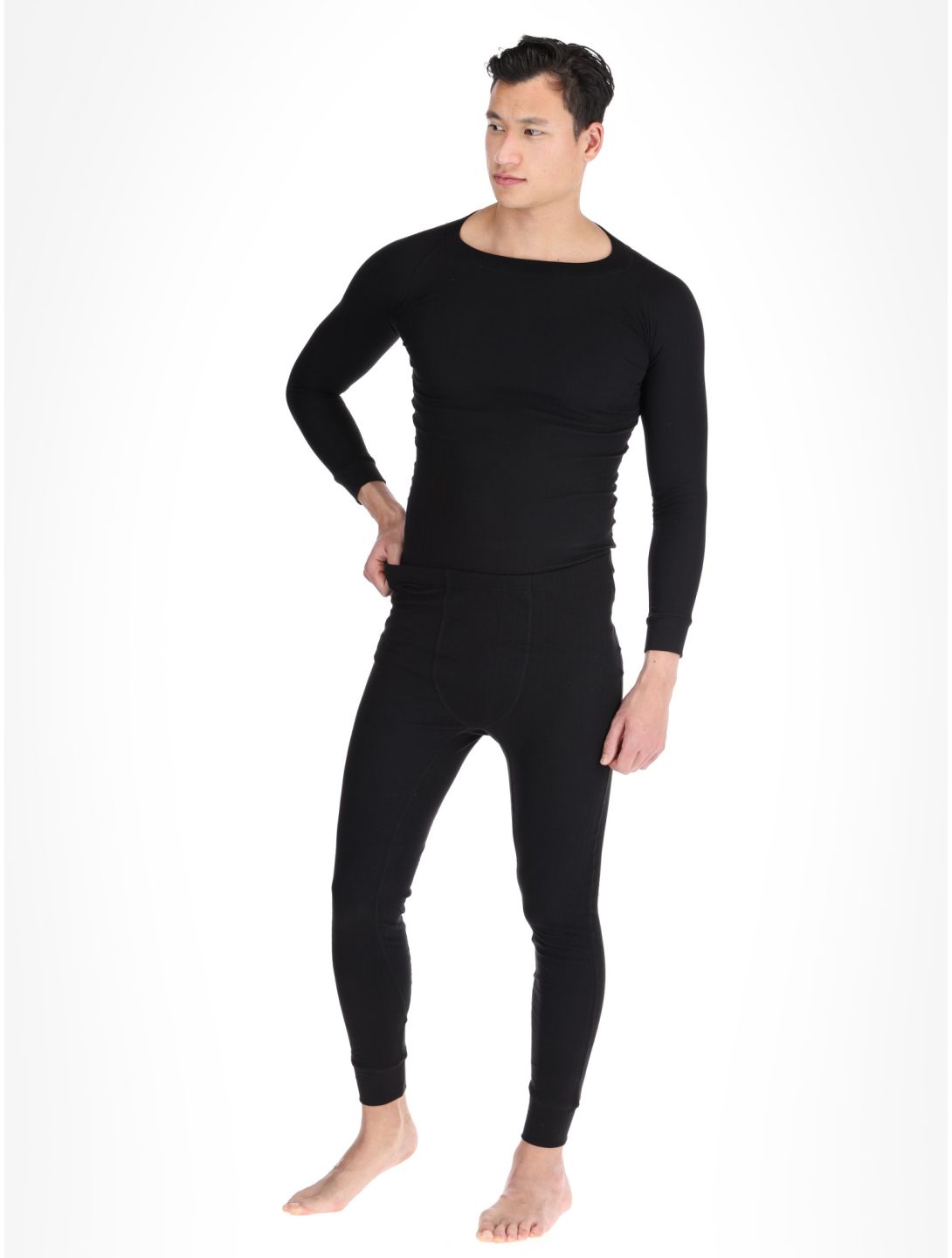 Avento, Thermal Pants thermal pants men Black black 