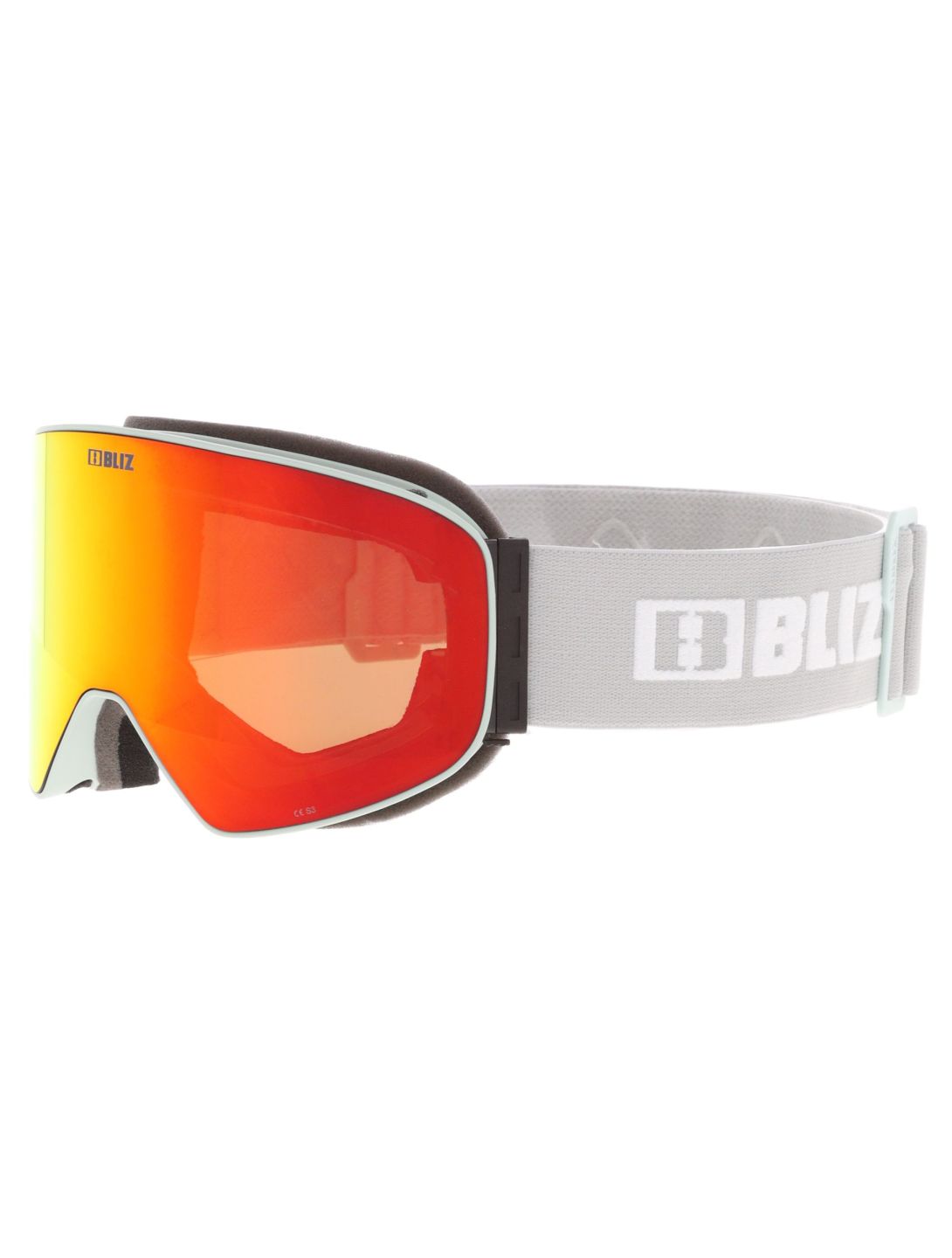 Bliz, Flow goggles unisex Matte Light Grey - Brown w Red Multi grey 