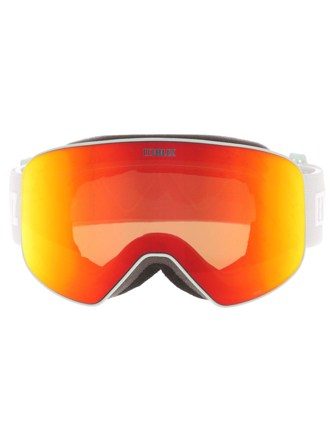 Bliz, Flow goggles unisex Matte Light Grey - Brown w Red Multi grey 