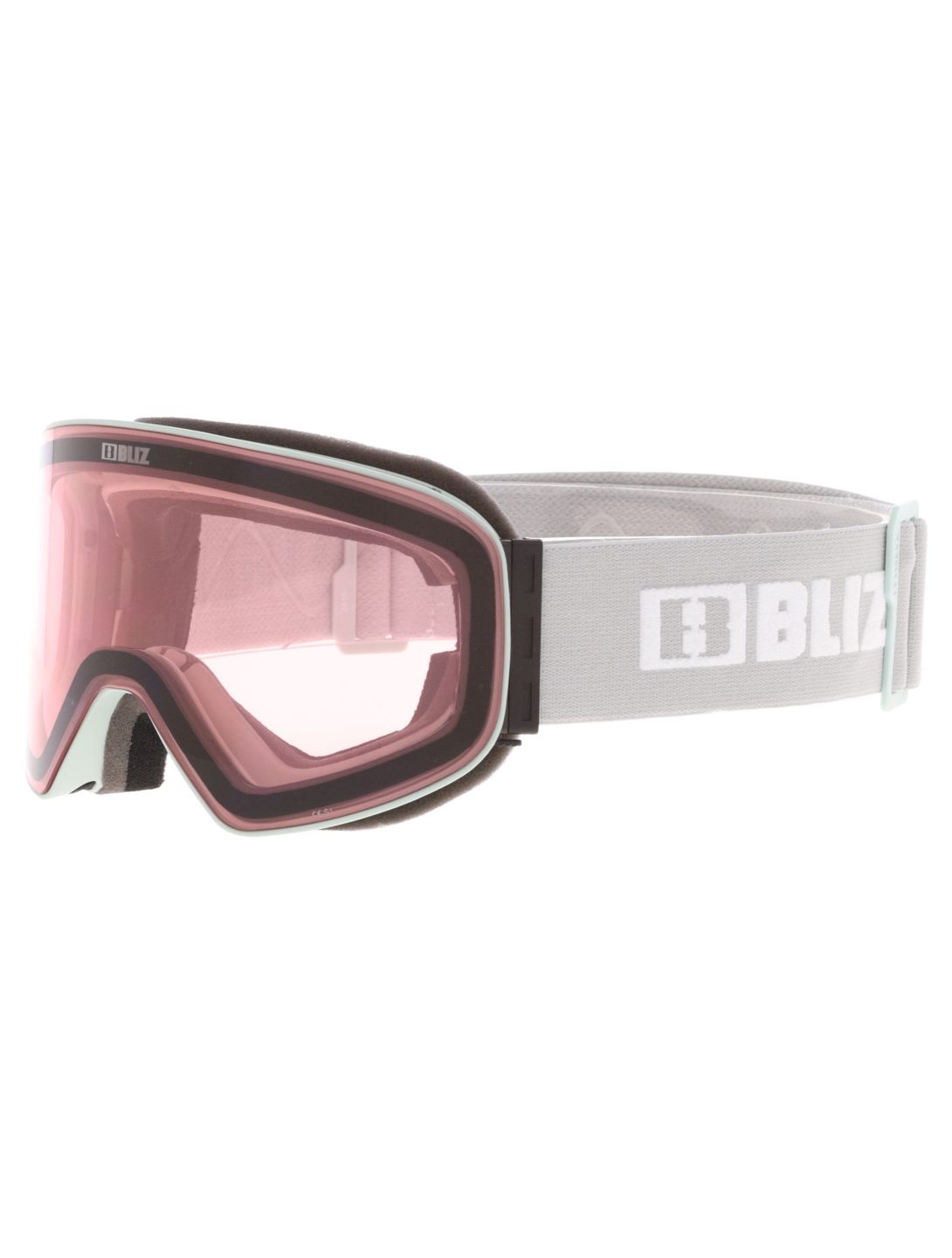 Bliz, Flow goggles unisex Matte Light Grey - Brown w Red Multi grey 