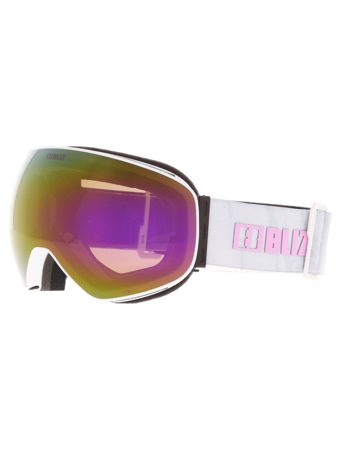 Bliz, Floz goggles unisex Matte White - Brown with Pink Multi white 