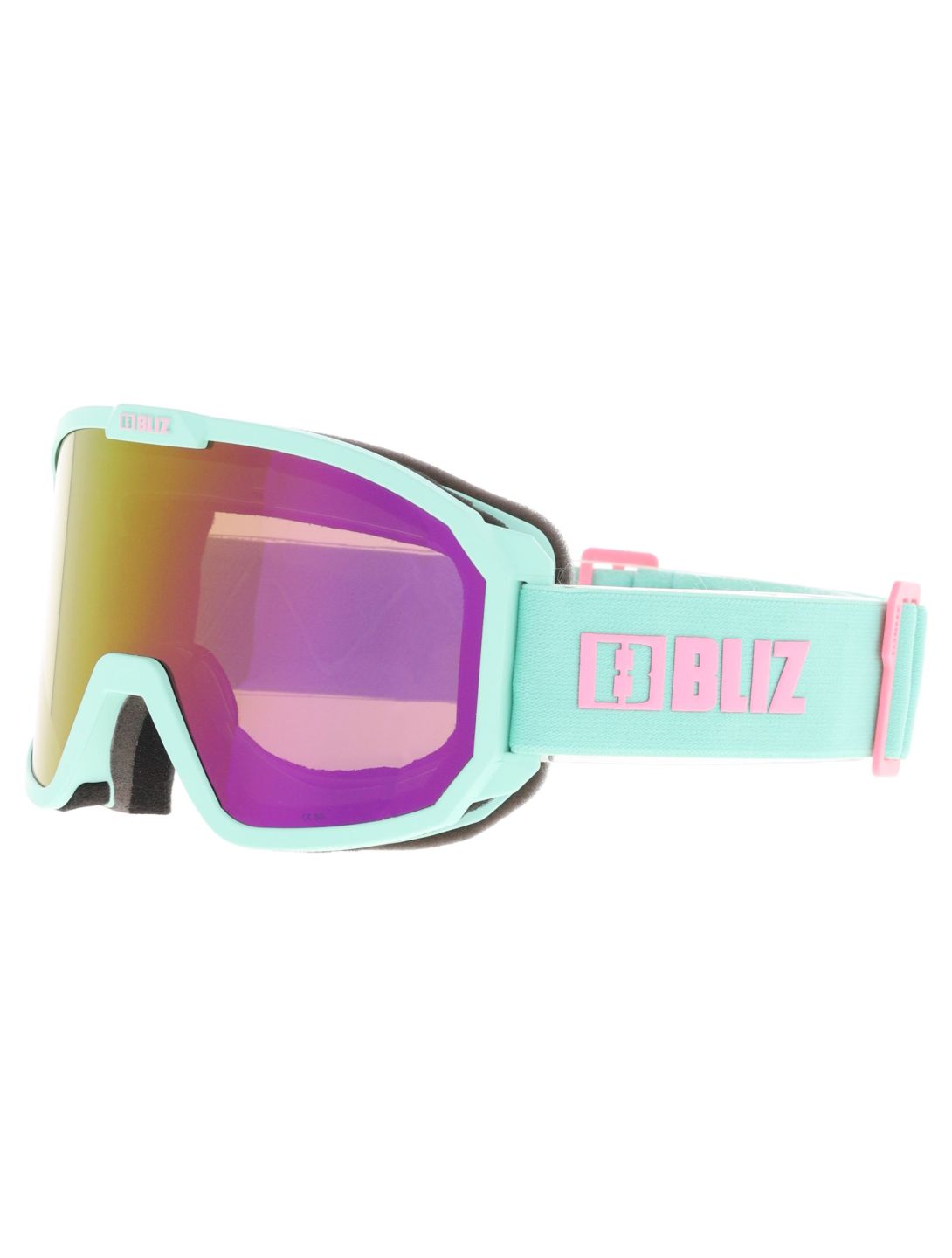 Bliz, Rave goggles unisex Matte Mint - Brown w Pink Multi green 