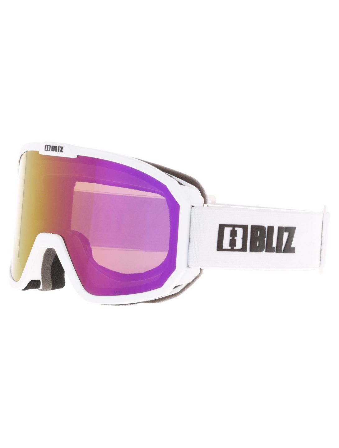 Bliz, Rave goggles unisex Matte White - Brown w Pink Multi white 