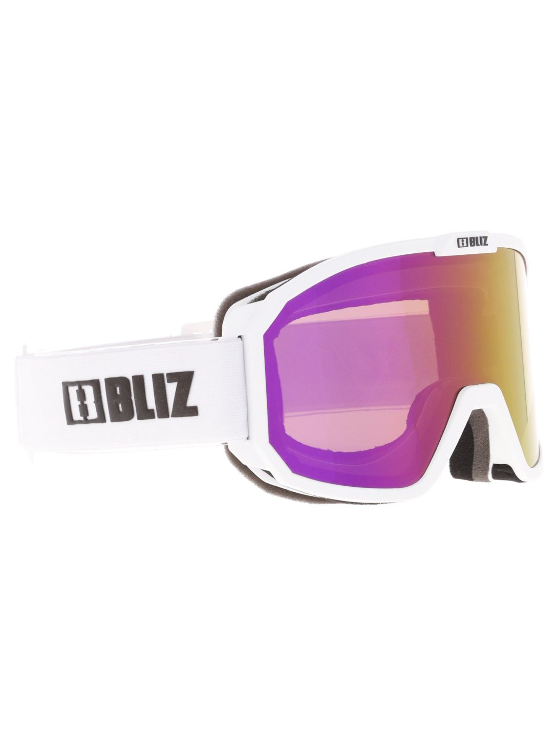 Bliz, Rave goggles unisex Matte White - Brown w Pink Multi white 