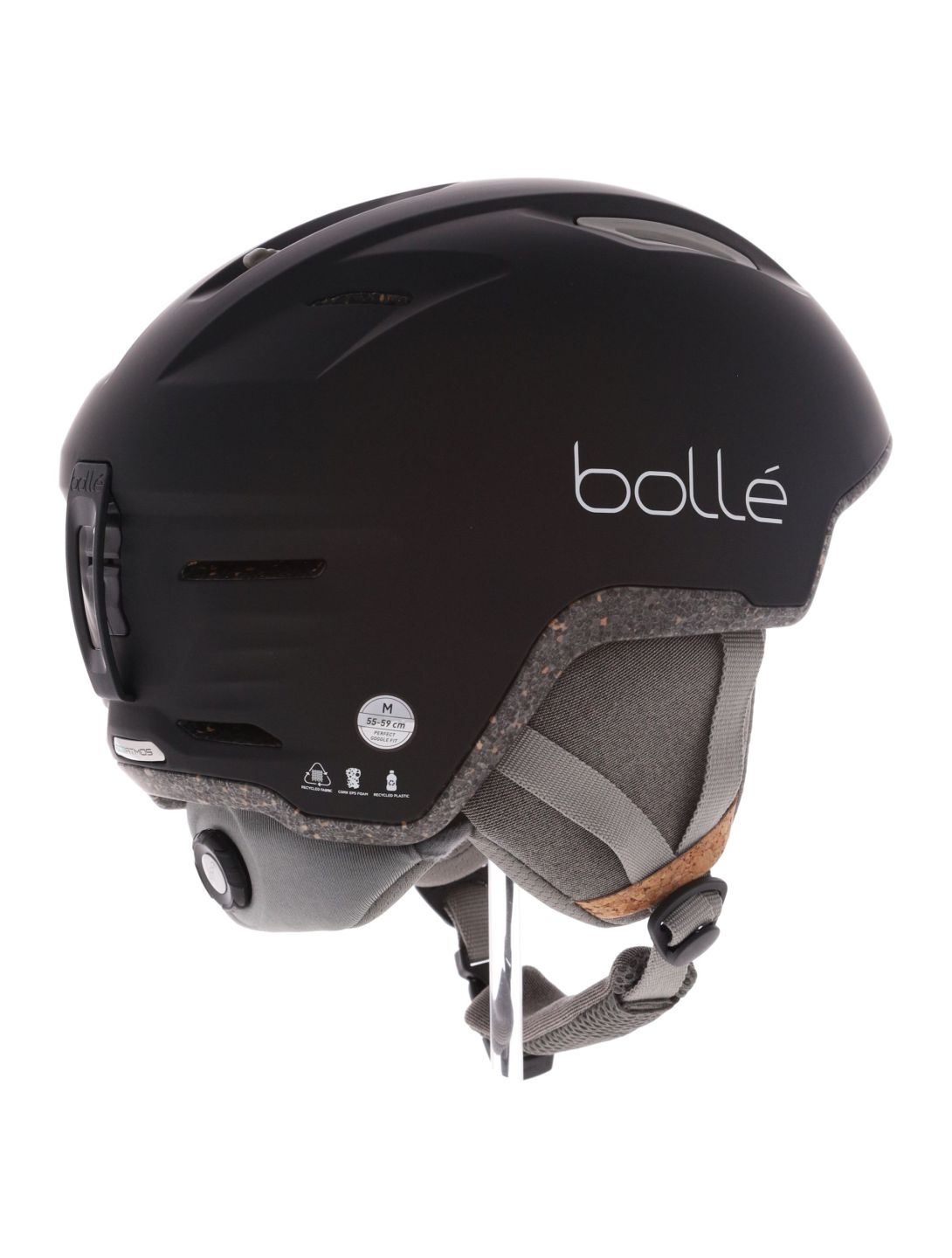 Bollé, Eco Atmos ski helmet unisex Black Matte black 