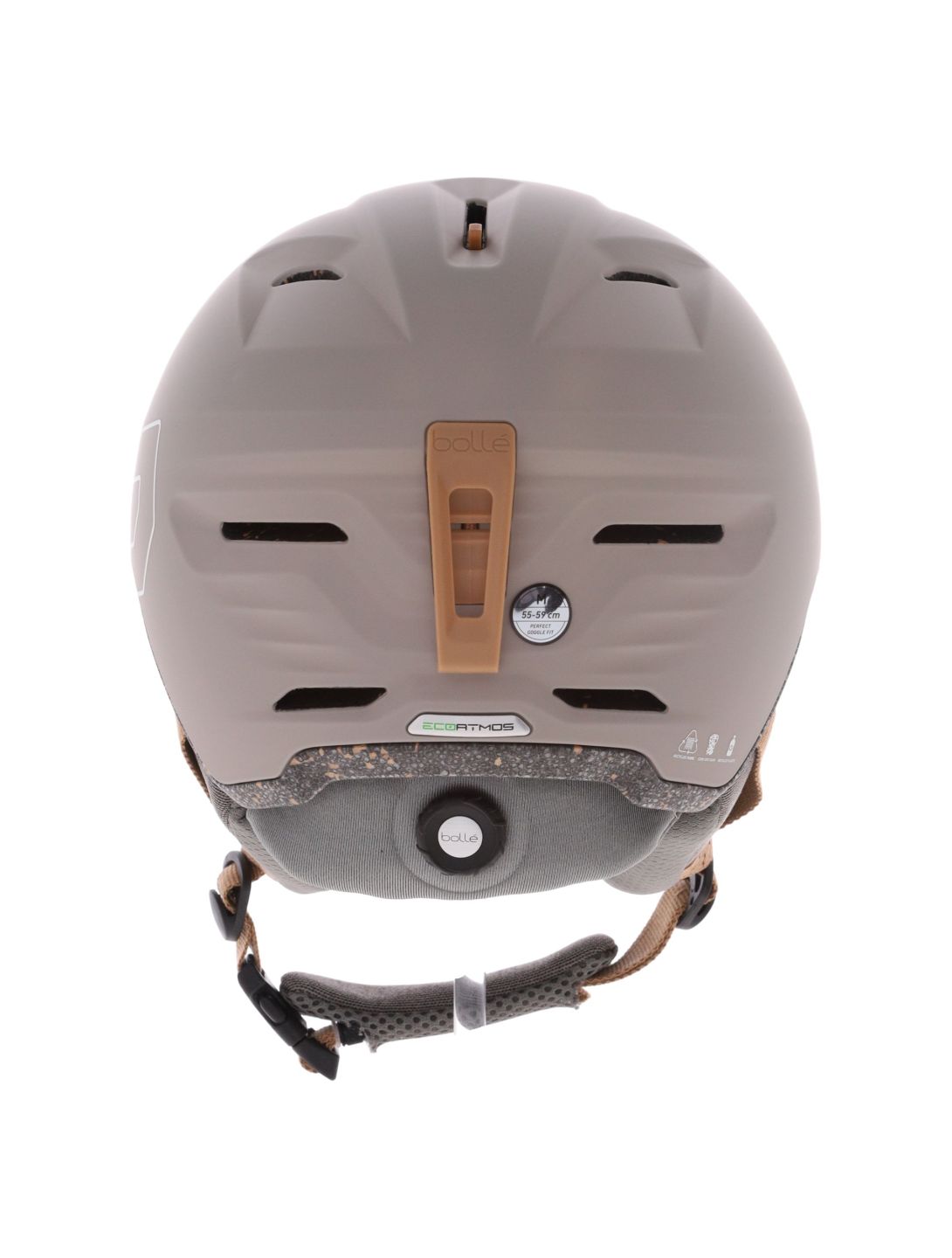 Bollé, Eco Atmos ski helmet unisex Oatmeal Matte beige 