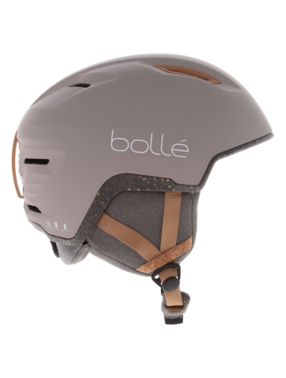 Bollé, Eco Atmos ski helmet unisex Oatmeal Matte beige 