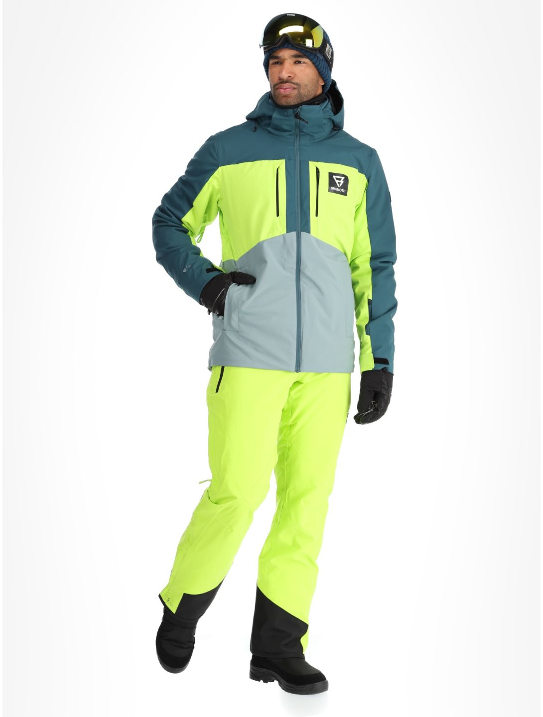 Brunotti, Aratin ski jacket men Fuel Green green 