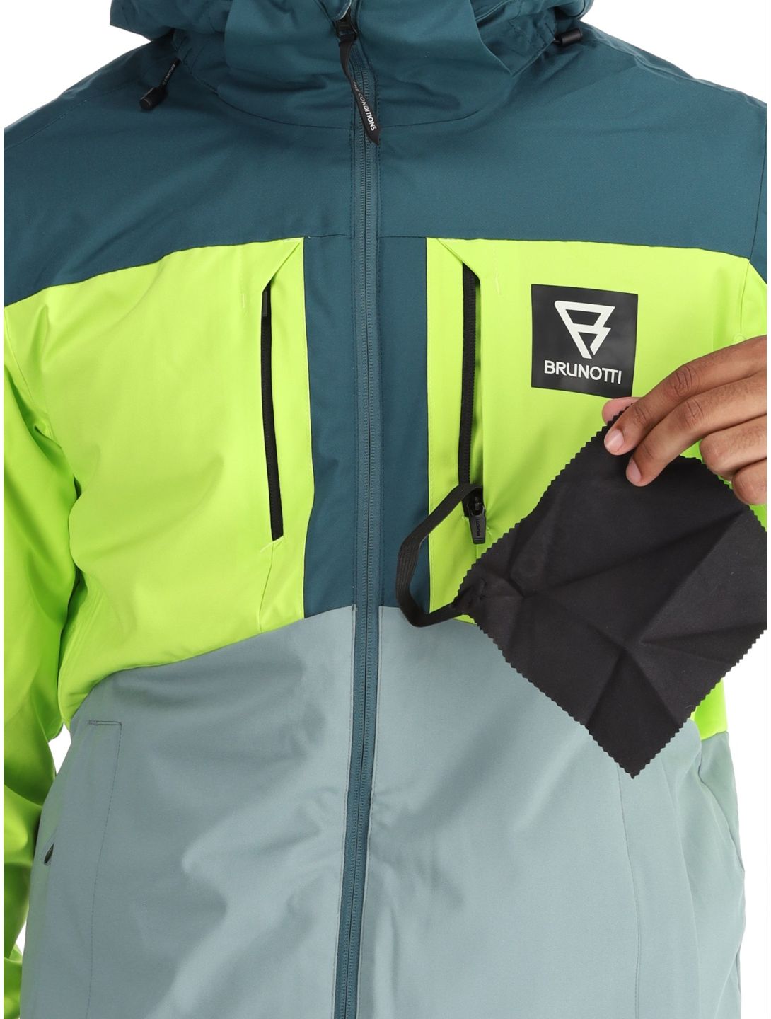 Brunotti, Aratin ski jacket men Fuel Green green 