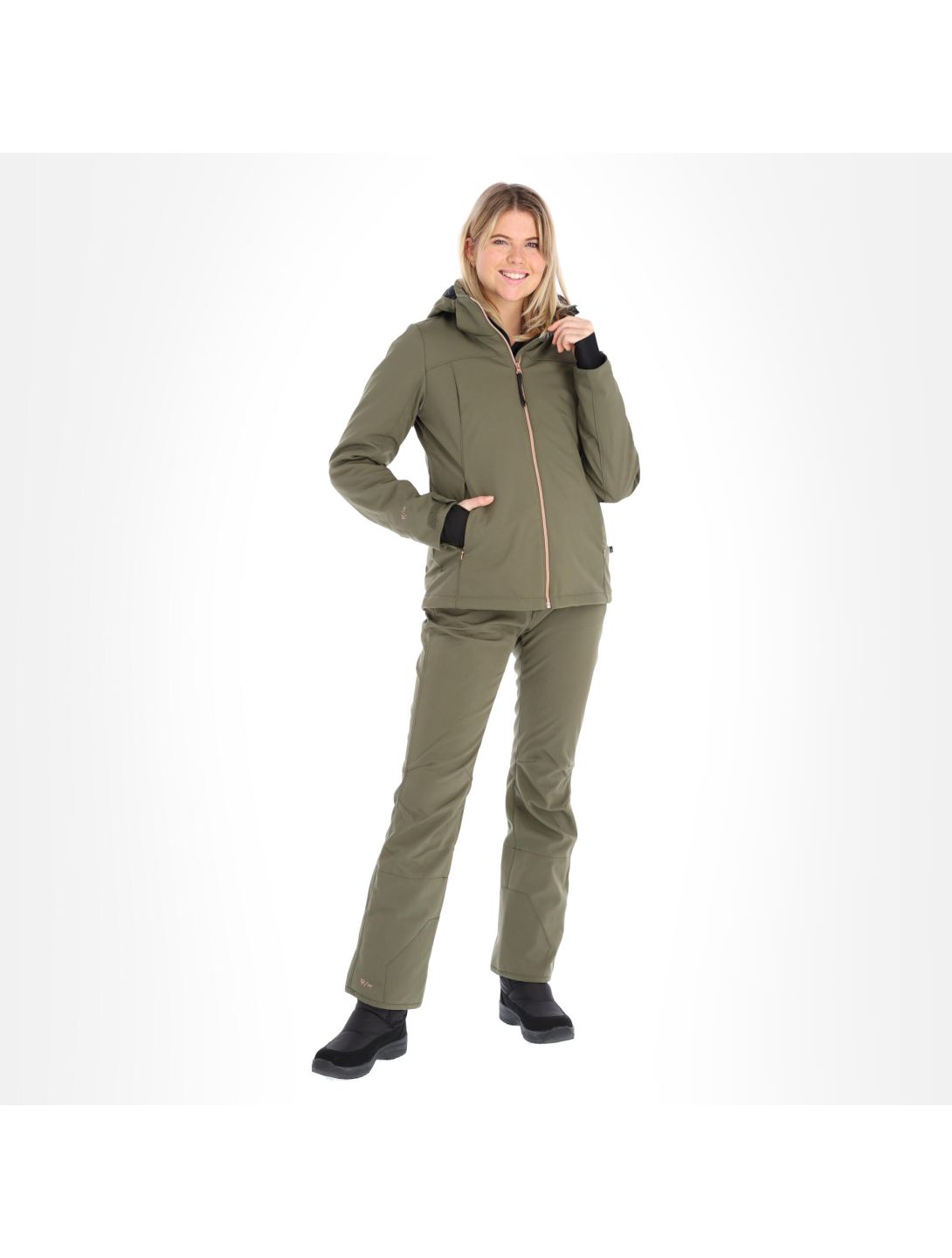 Brunotti, Aries Women Softshelljacket softshell ski jacket women sprout green