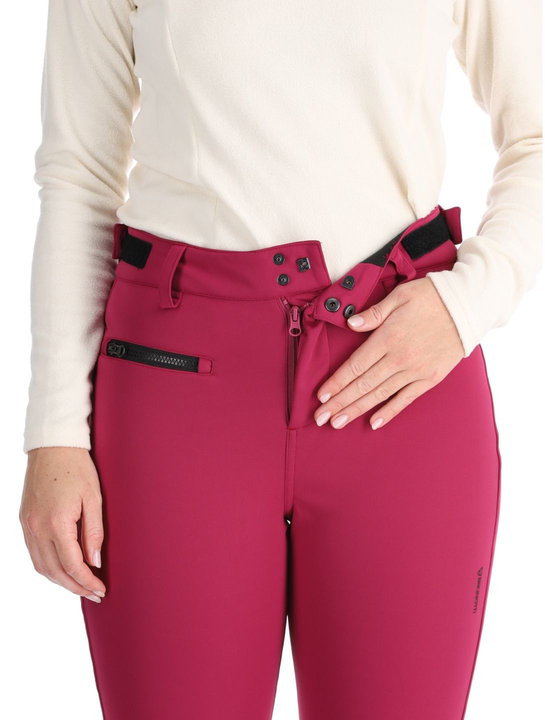 Brunotti, Coldlake softshell ski pants women Fuchsia purple 