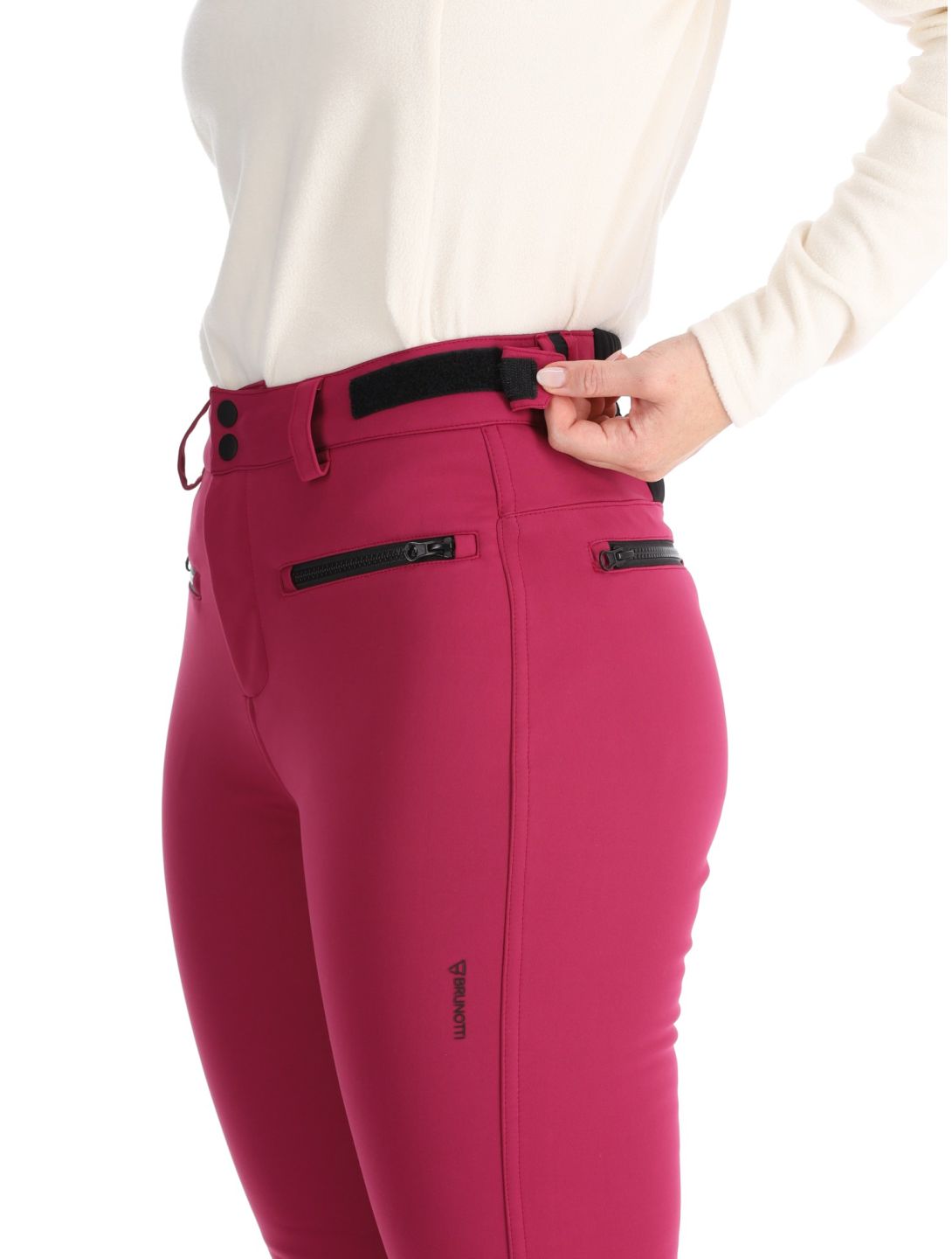 Brunotti, Coldlake softshell ski pants women Fuchsia purple 