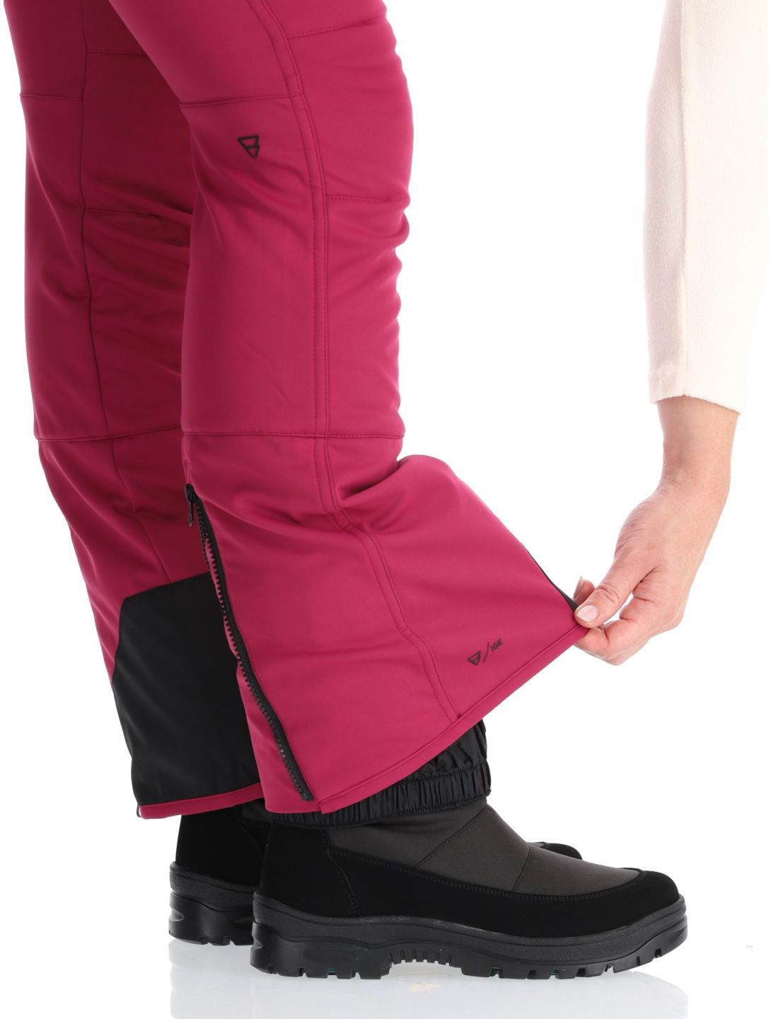 Brunotti, Coldlake softshell ski pants women Fuchsia purple 