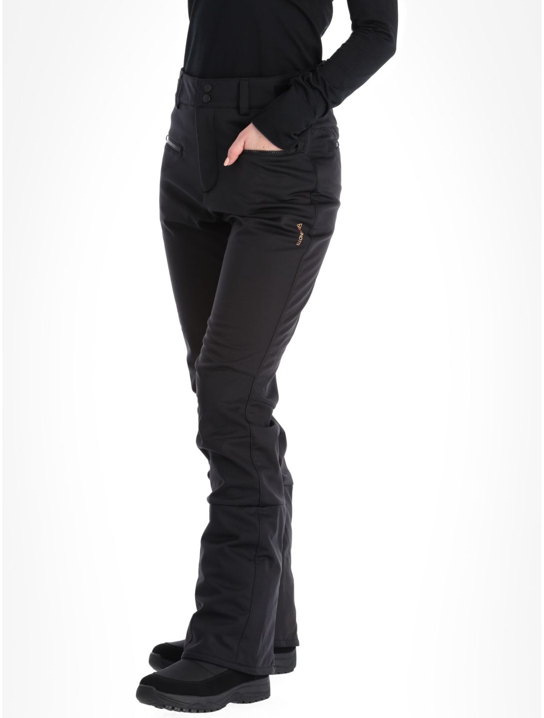 Brunotti, Coldlake-N softshell ski pants women Black black 