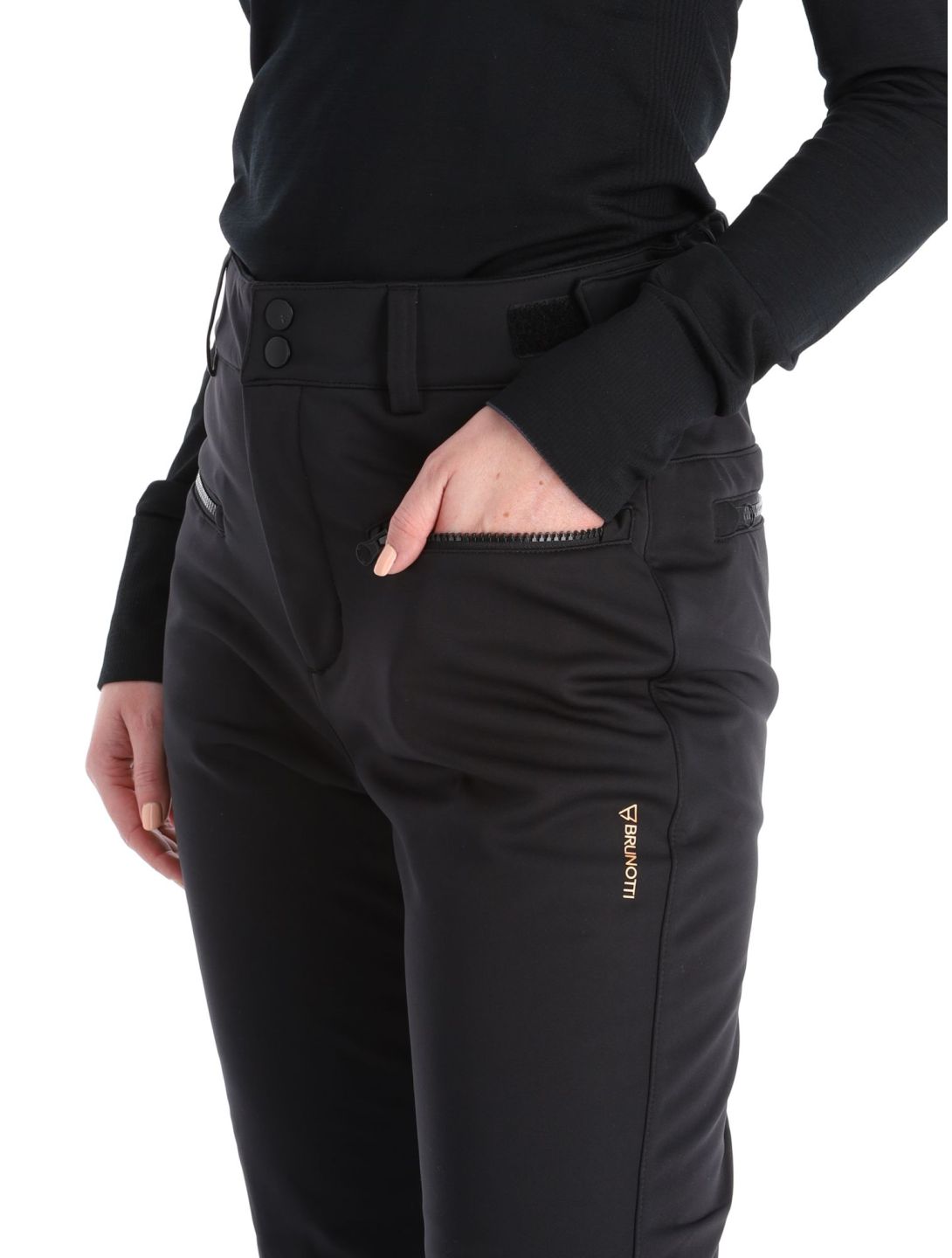 Brunotti, Coldlake-N softshell ski pants women Black black 