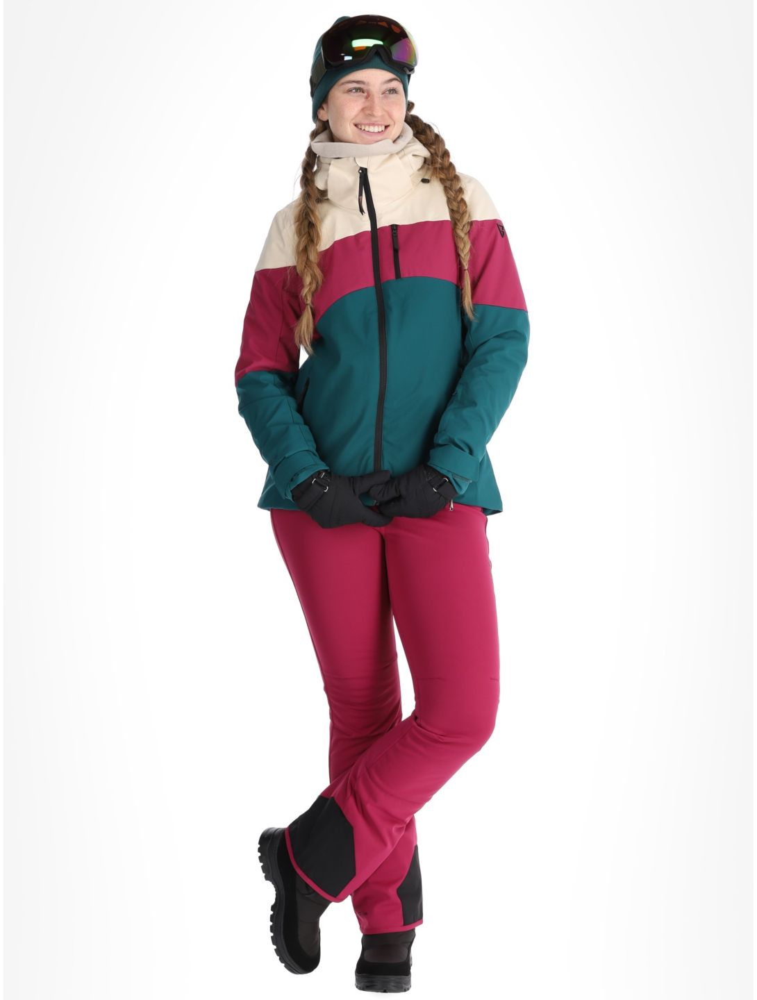 Brunotti, Fastonia ski jacket women Evergreen green 