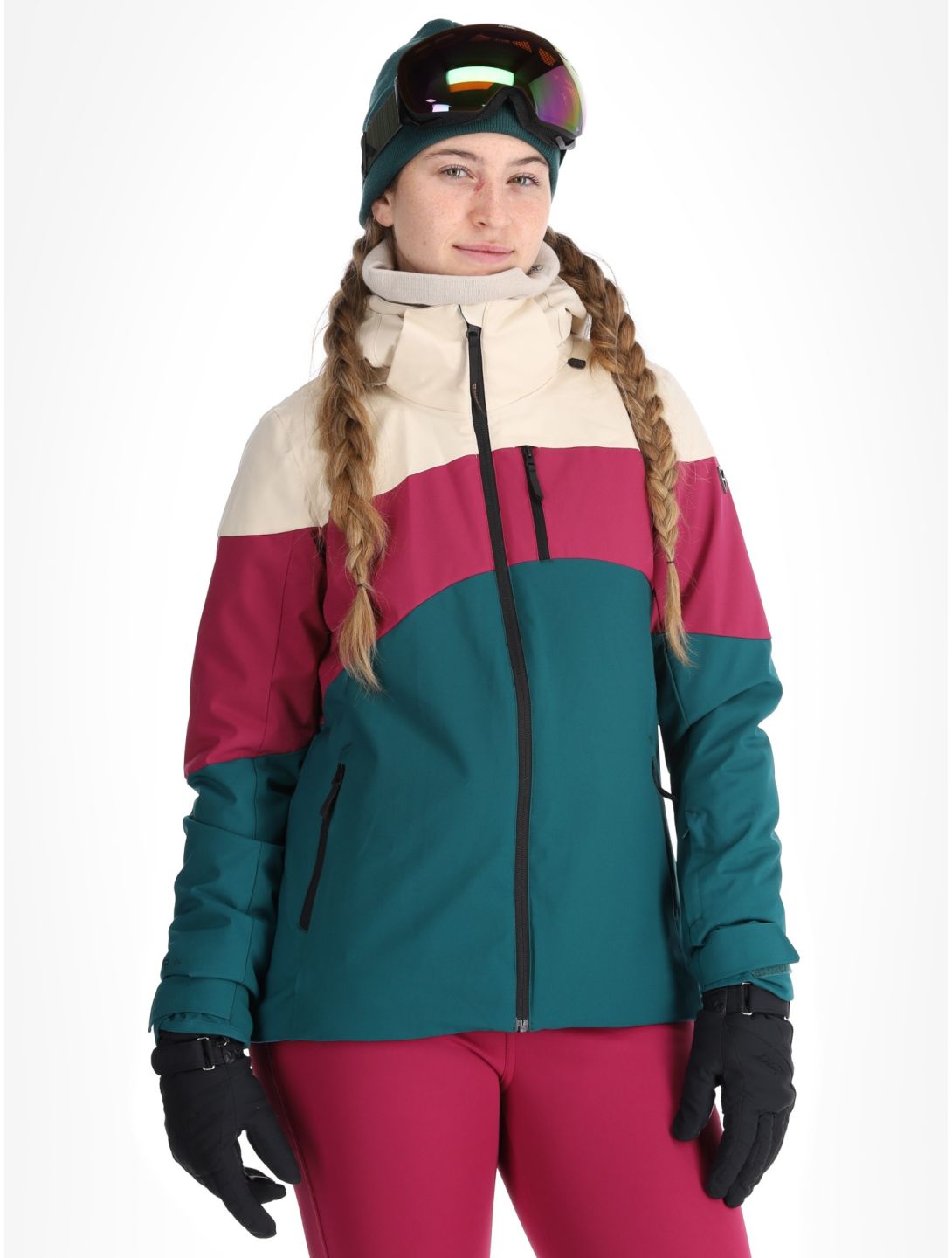 Brunotti, Fastonia ski jacket women Evergreen green 