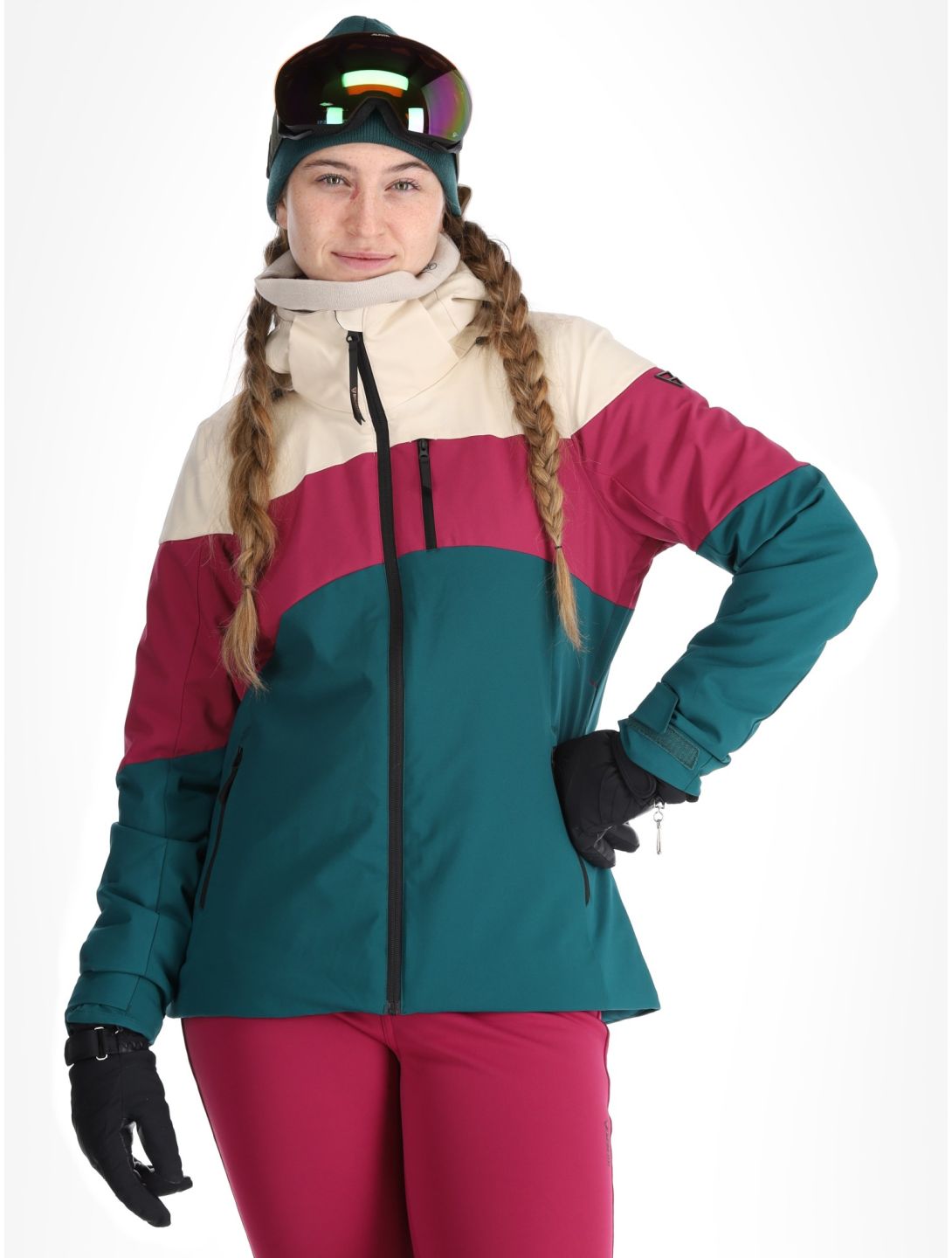 Brunotti, Fastonia ski jacket women Evergreen green 